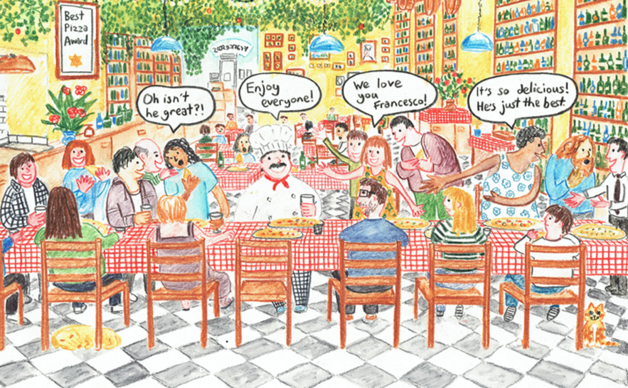 Greedy chef last supper double spread 72dpi.png