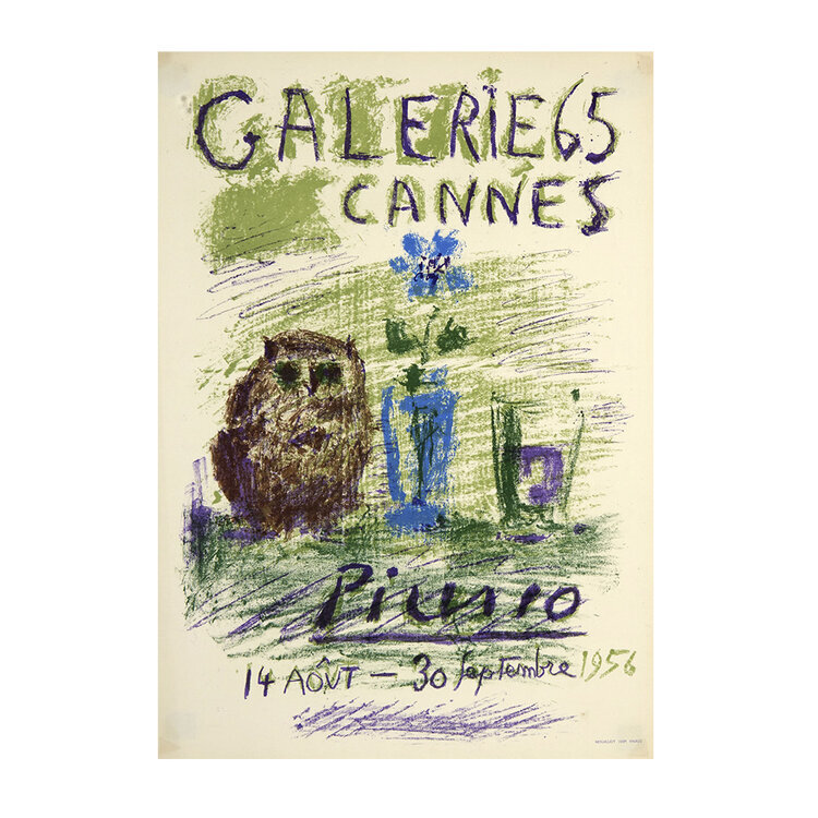 Galerie 65, Cannes, 1956
