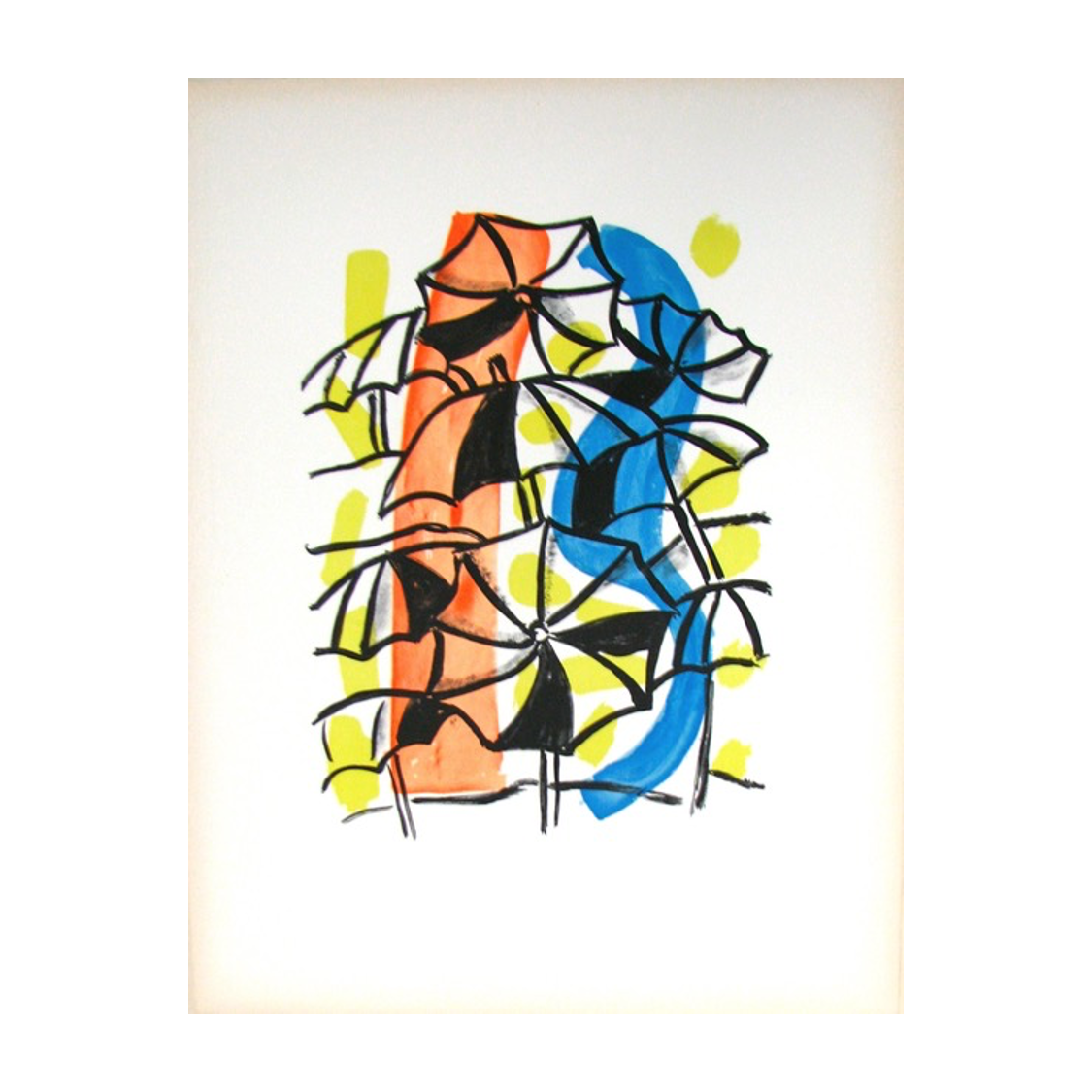 Les Parapluies - "La Ville" (after) Fernand Leger, 1959
