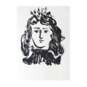 Head of a Woman Wearing a Crown