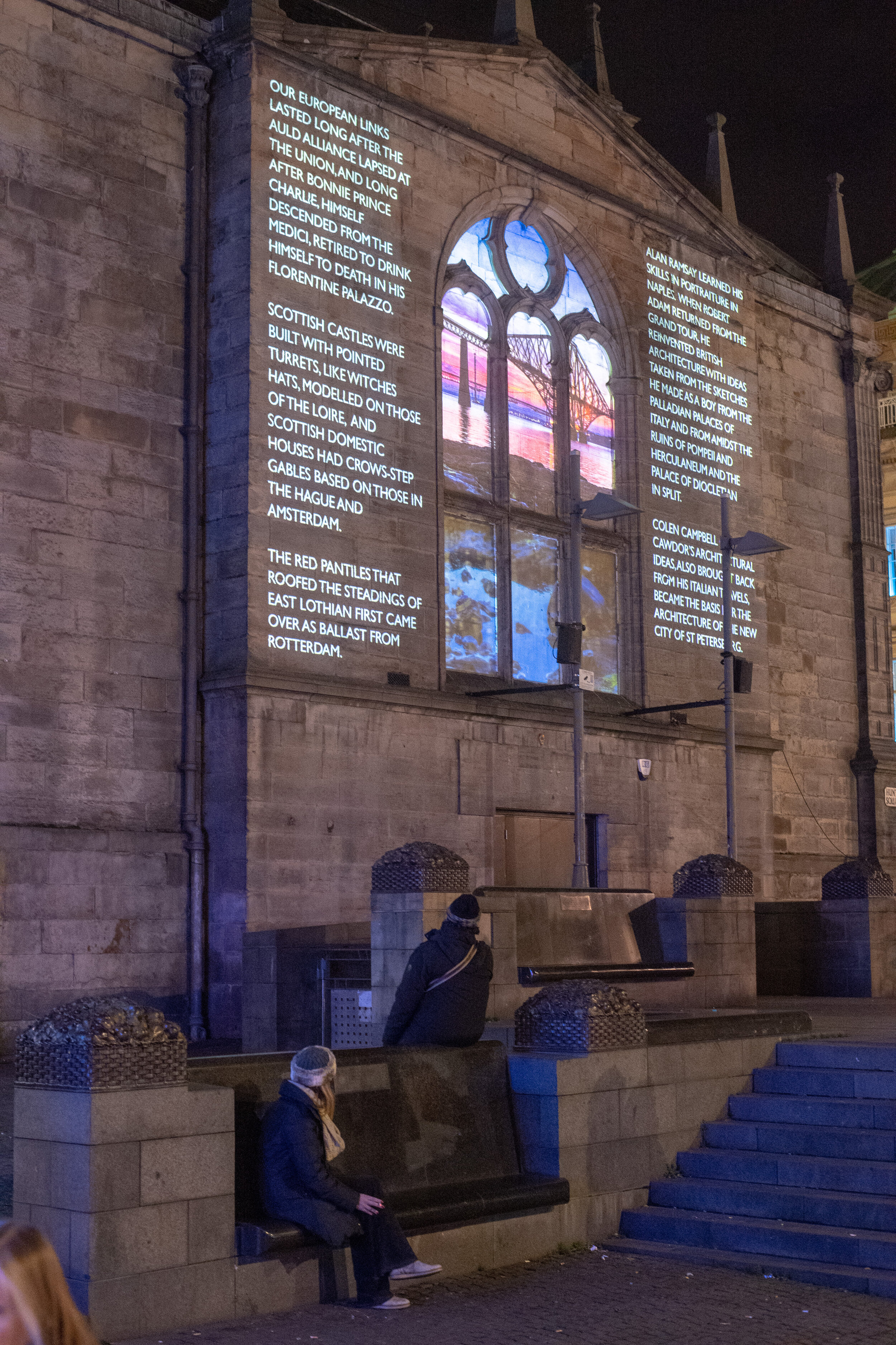 Message from the Skies on Tron Kirk, part of Edinburgh's Hogmanay, credit Ian Georgeson (10).JPG