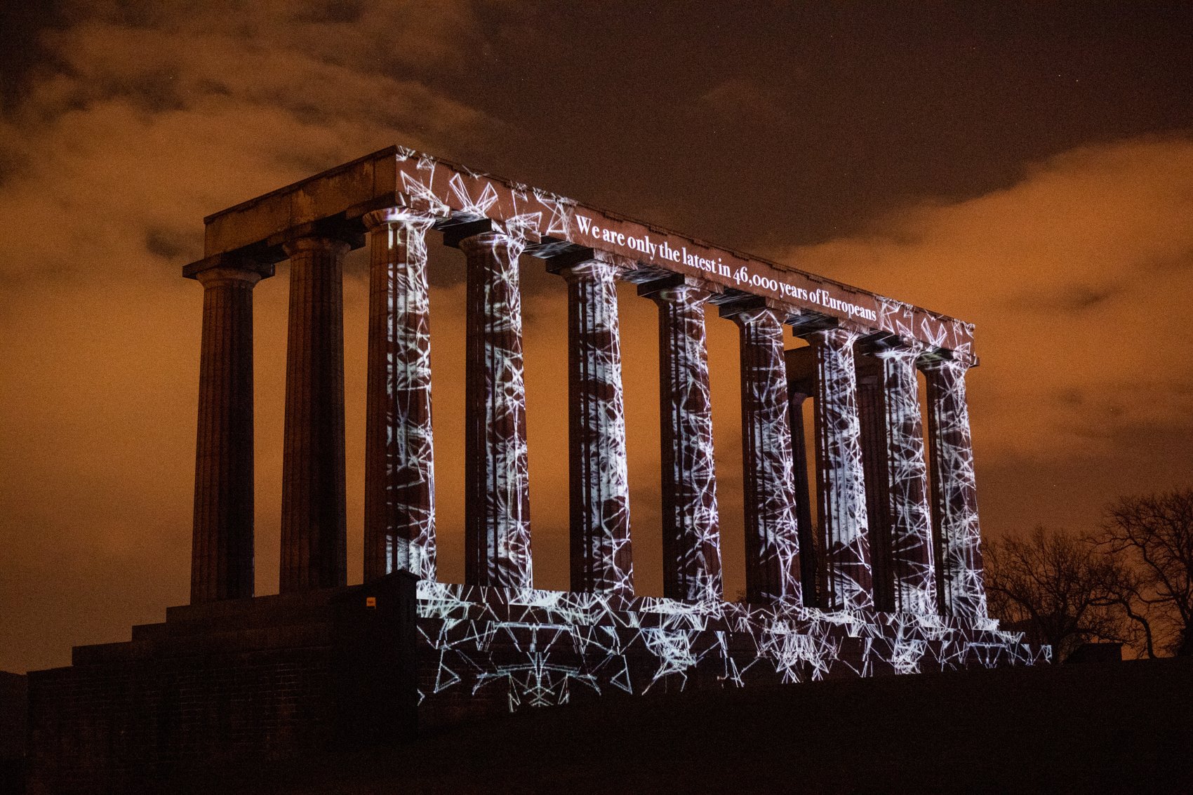Message from the Skies on Calton Hill, part of Edinburgh's Hogmanay credit Ian Georgeson (14).JPG