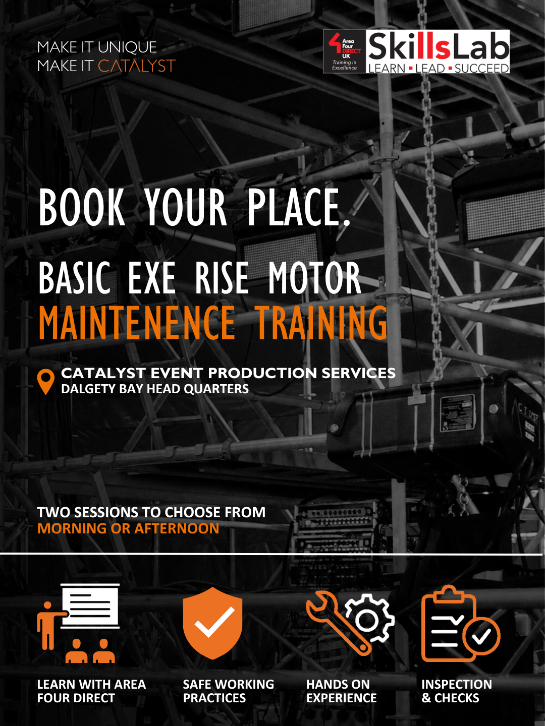 EXE Rise Basic Maintenance Training – Morning &amp; Afternoon Sessions