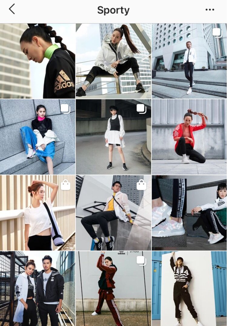 Moodboard created for Adidas Hong Kong’s mock brand shoot by Belinda Jiao.