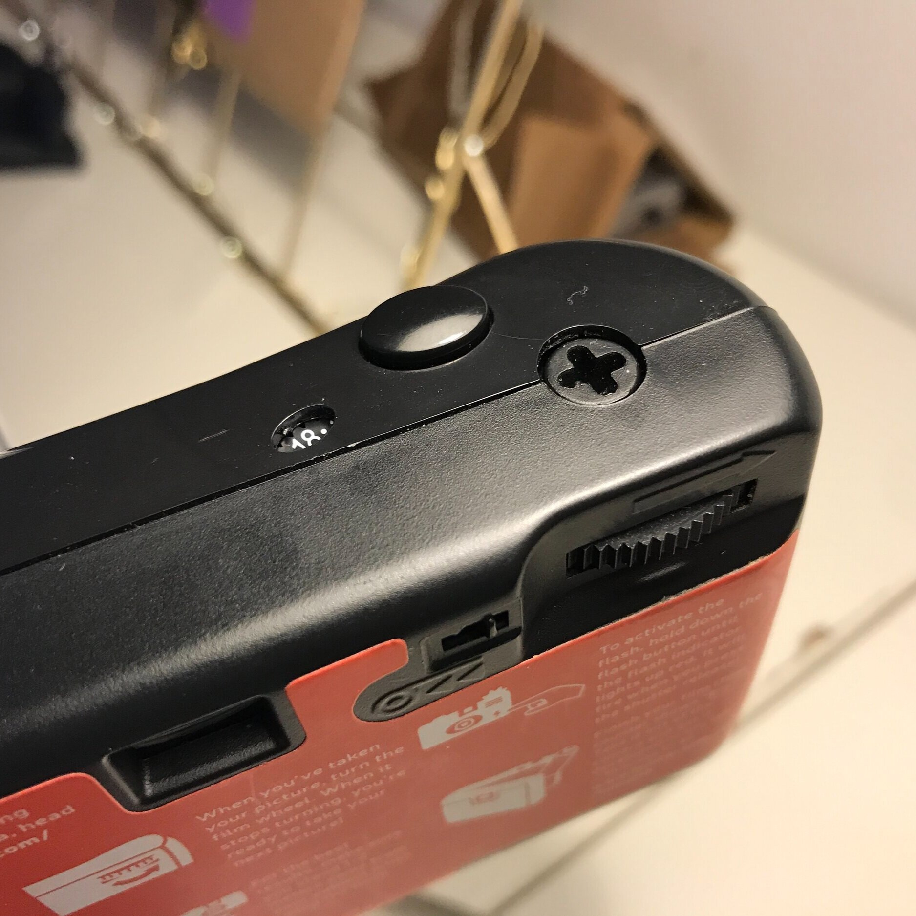 film counter disposable film camera