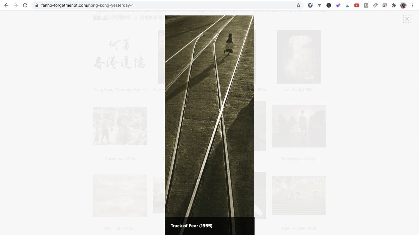 Track of Fear (1955). Photo by Fan Ho. Screen shot taken from Fan Ho Official Website.