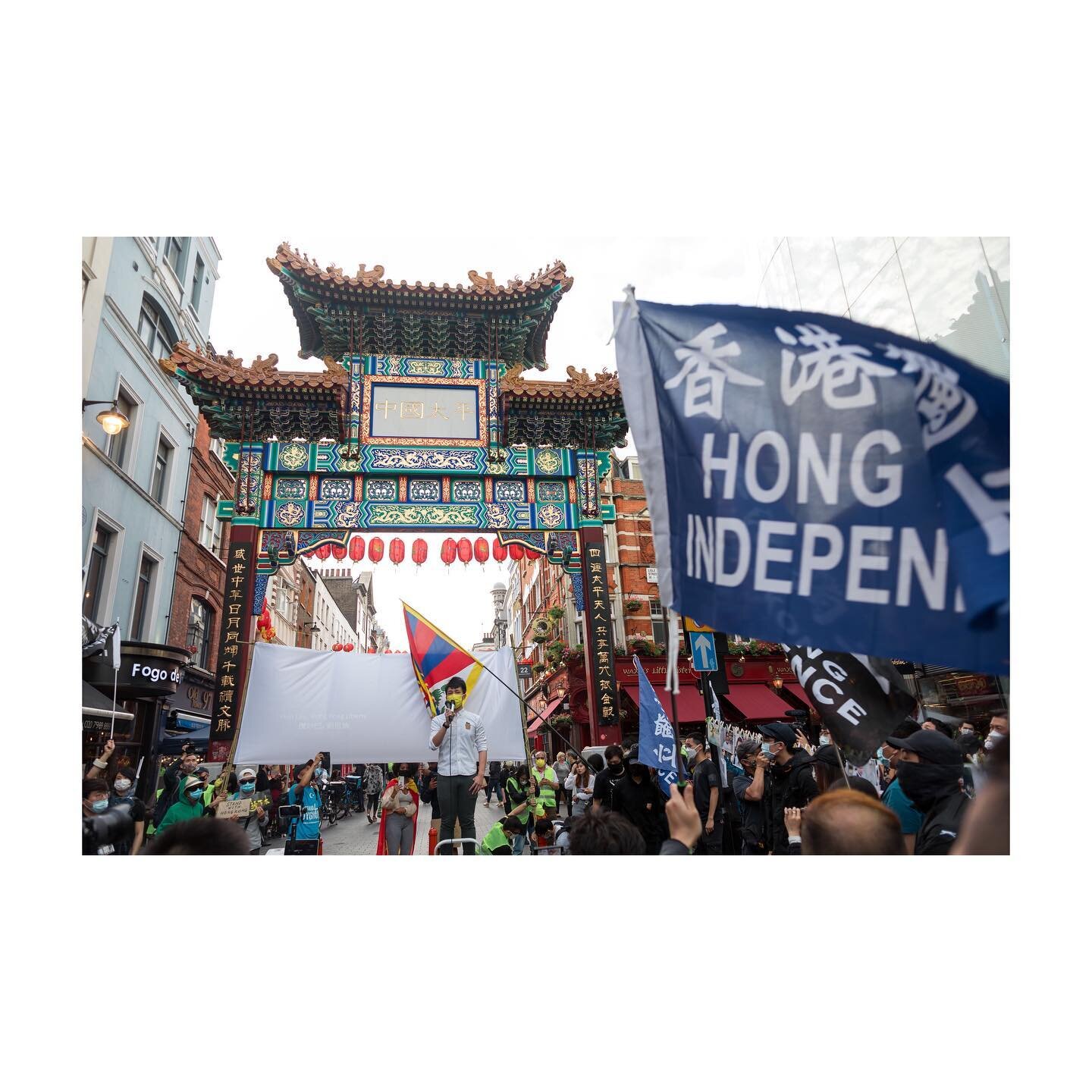 Photojournalism on @bbcnews 

1st July in China Town - the Hong Kong diaspora was seen gathering, led by @hkaid.uk, at Chinatown to express solidarity against the Chinese Communist Party, in light of the passing of the National Security Law. Hong Kon