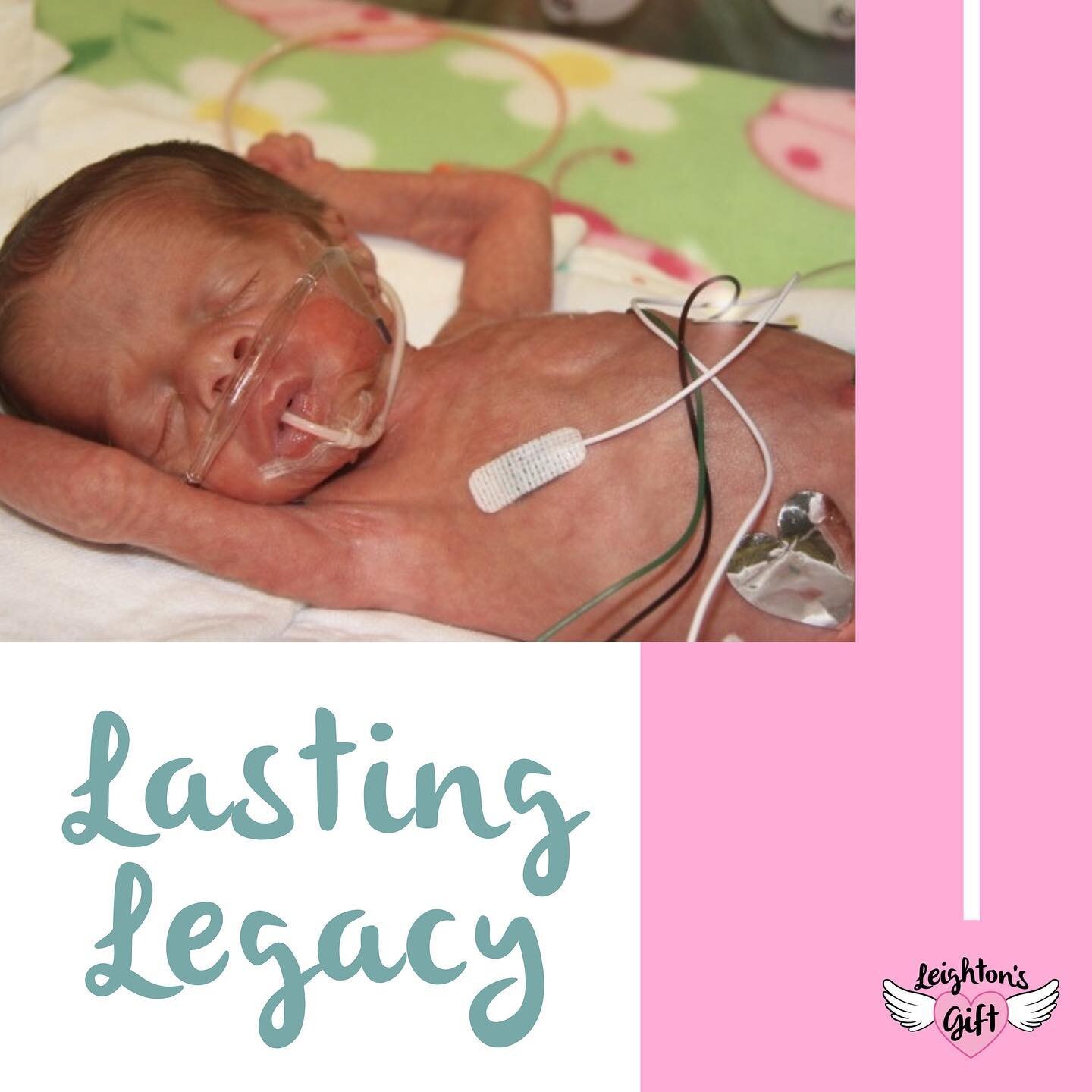 The need for better connection while in the NICU, and Chris and Amy's desire to create a lasting legacy for Leighton, were the main driving force behind the creation of the nonprofit.
