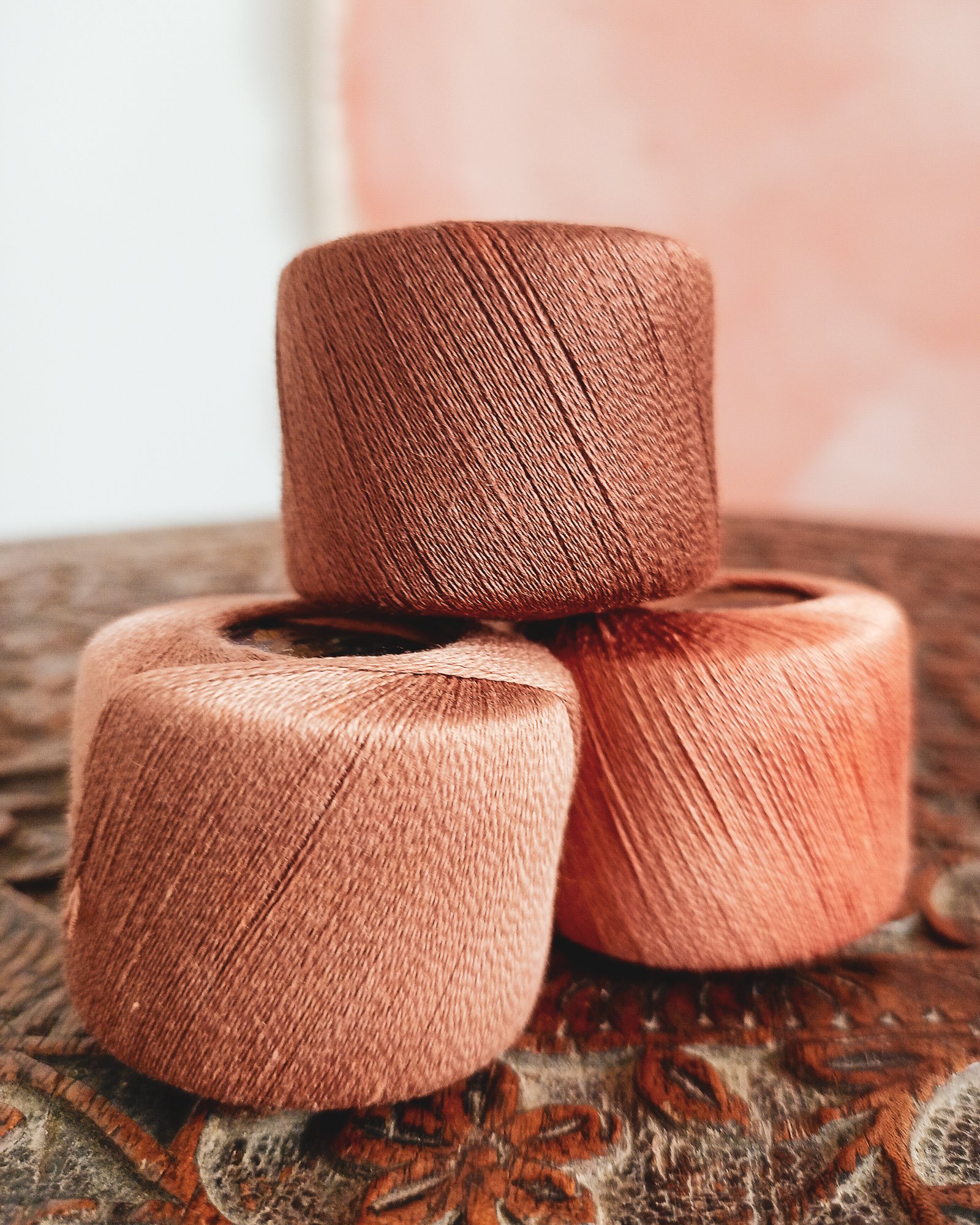 Vintage cotton mending thread