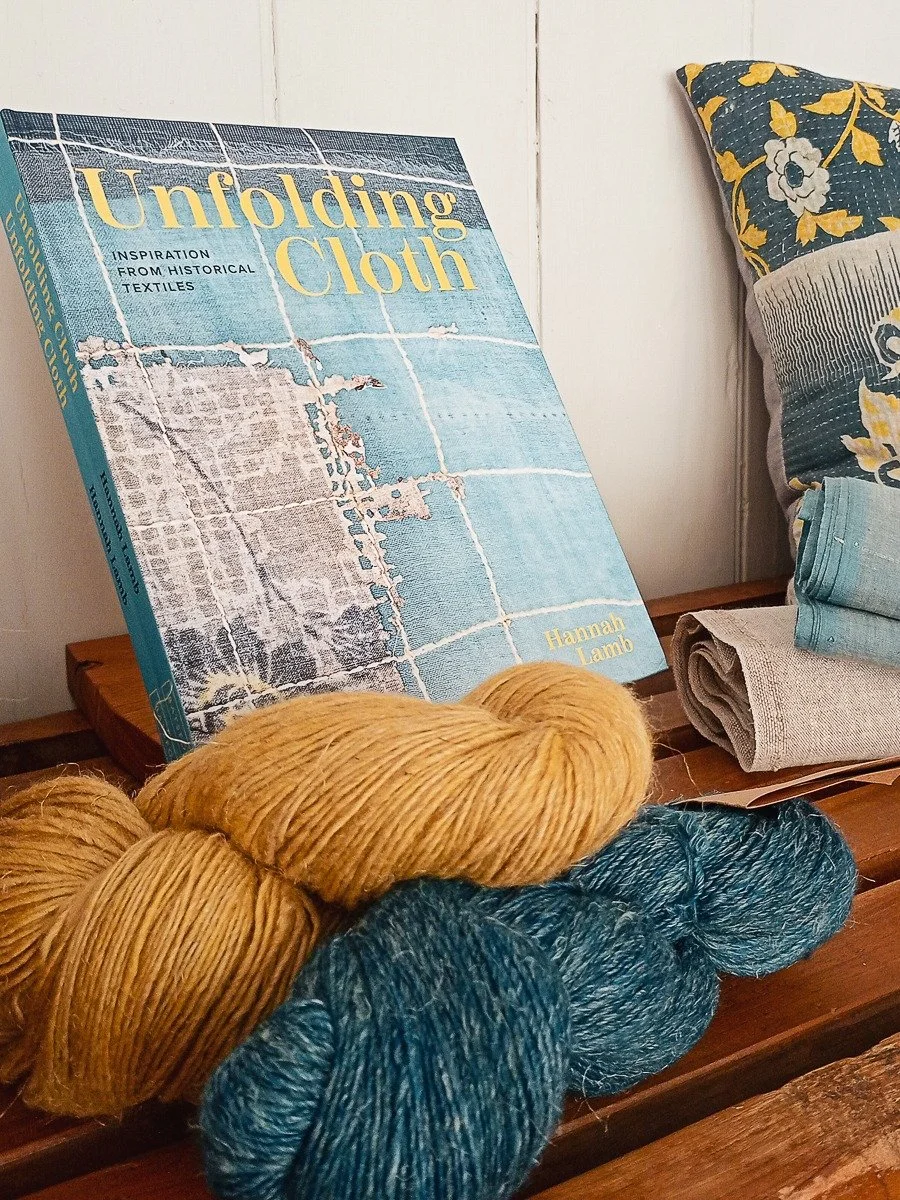 Such a beautiful day today here in Penzance.
Do call in if you're out and about in town, we have lots of new things to inspire your making, including this lovely book by @hannahlambtextileartist - it's beautiful!