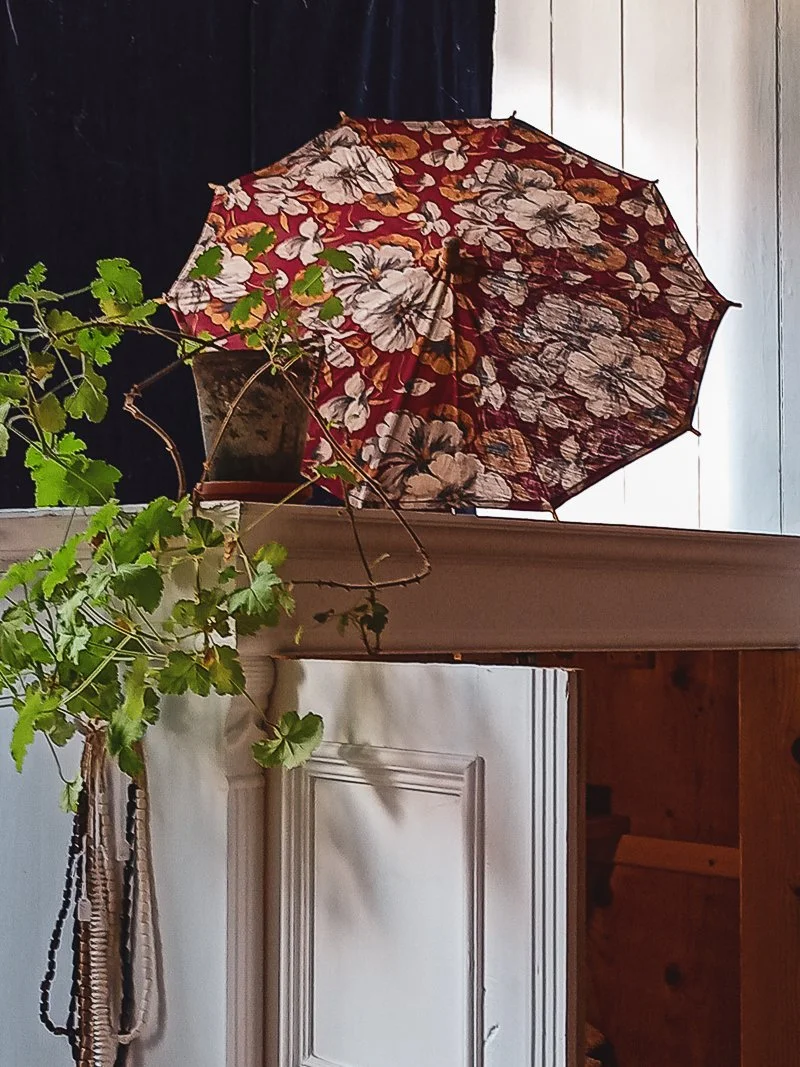 Now I know it's not quite parasol weather, but there is a touch of sunshine today (at the moment!) in Penzance...
We are open until 4 as usual with plenty of newness for your crafting needs!