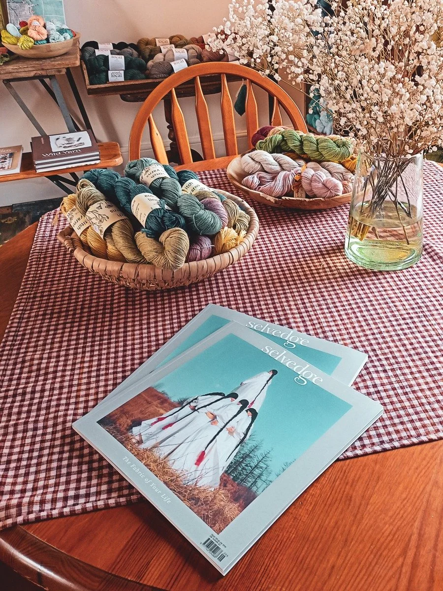 Pleased to say we are now stocking the lovely @selvedgemagazine 
Always so inspiring!