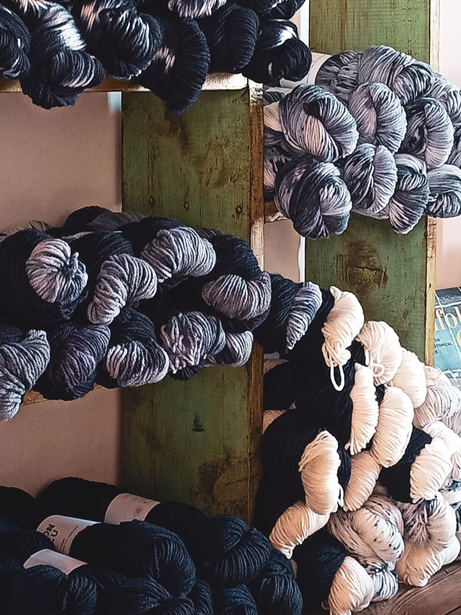 Delighted to now be stocking lovely yarns from @kokonbleu 
We have a selection of both DK and the fingering weight.
So beautiful!