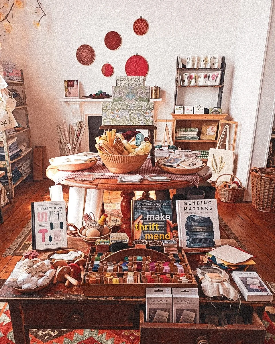 Still a few things to move around upstairs, but pretty pleased with the result of all the furniture shifting. 
A lovely sunny September day here in Penzance, do pop in if you're strolling around the town - it would be lovely to see you!