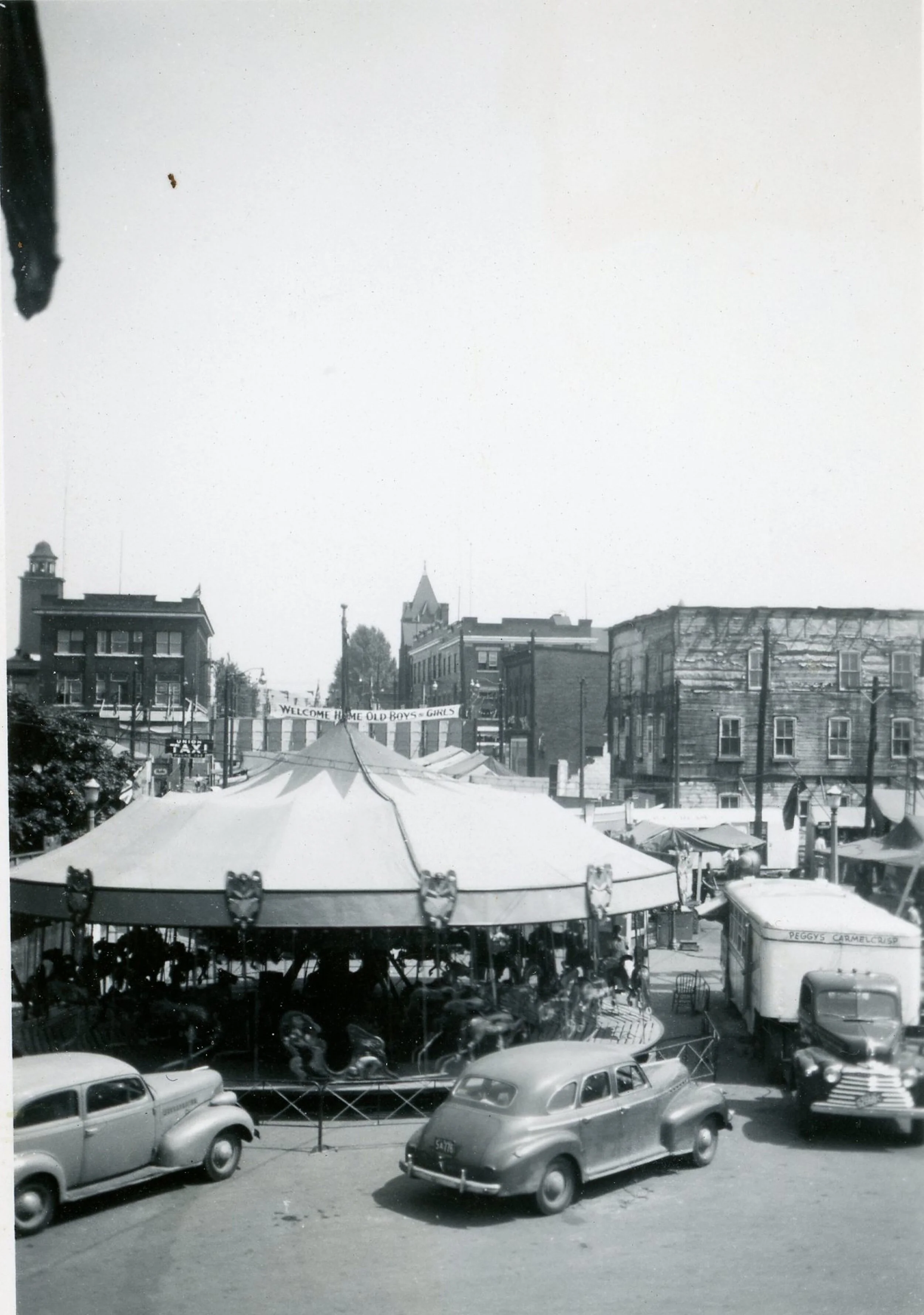 1948 Old Home WeekIn 1948, North Bay held another Old Home Week celebration. Each day was centred around a different theme including Legion Day, Lions Club Day, Moose Day, American Day, Children’s Day,  Shrine Day, and Associated Canadian Traveller …