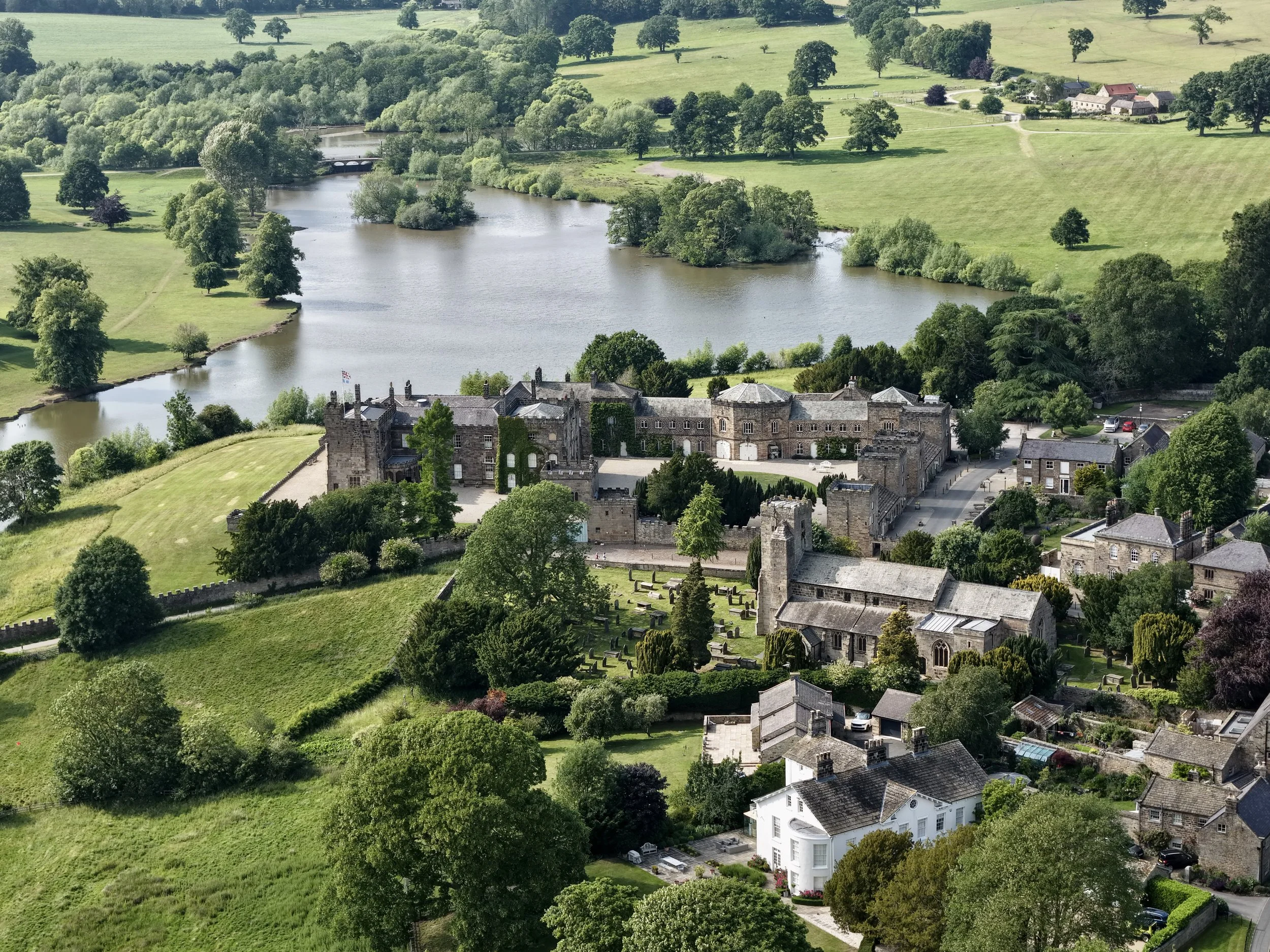 Ripley Castle, Harrogate, N Yorkshire, UK.