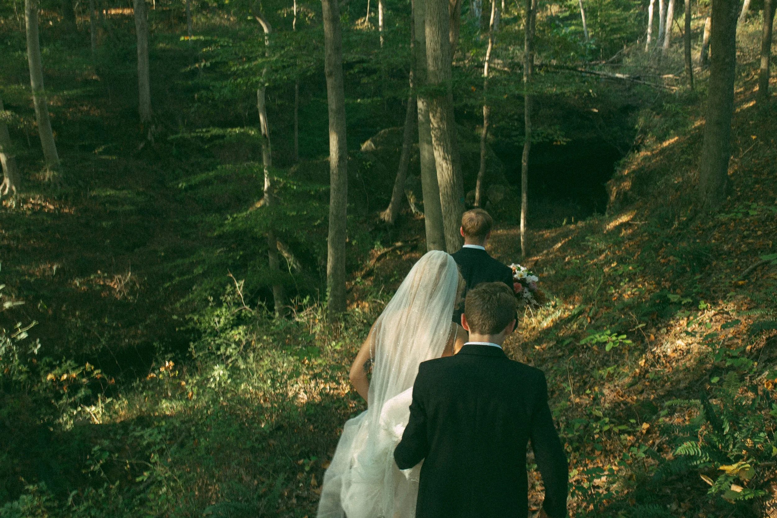 Alaina and Tyler // Hocking Hills, OH Intimate Wedding