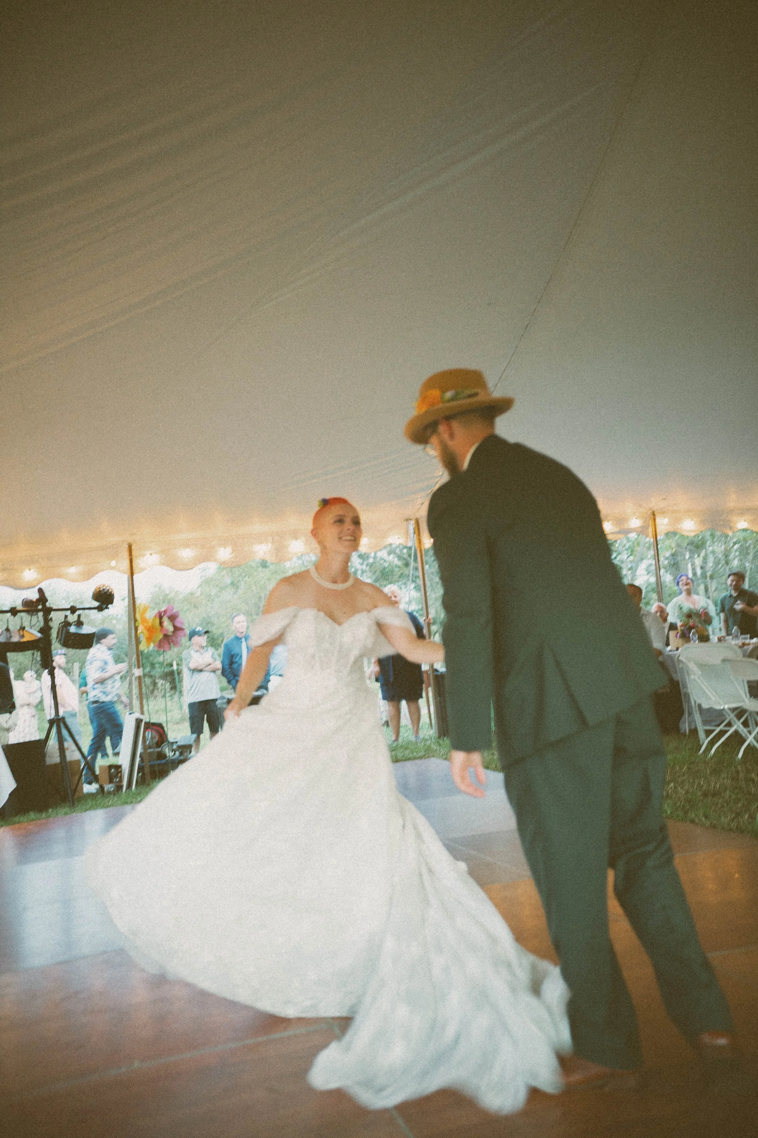 Jamie + LUke / lansing mi flower farm wedding