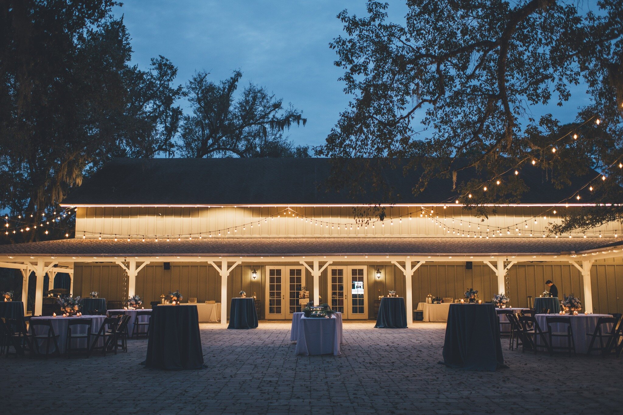 Our patio can transform into a beautiful space for any occasion - like this rehearsal dinner and welcome party in February! What a fun way to kick off your wedding weekend.

@bow_tie_photo
@biscottisjax
@luxepartyrentals 
Planner: Tracy Libby

#rehea