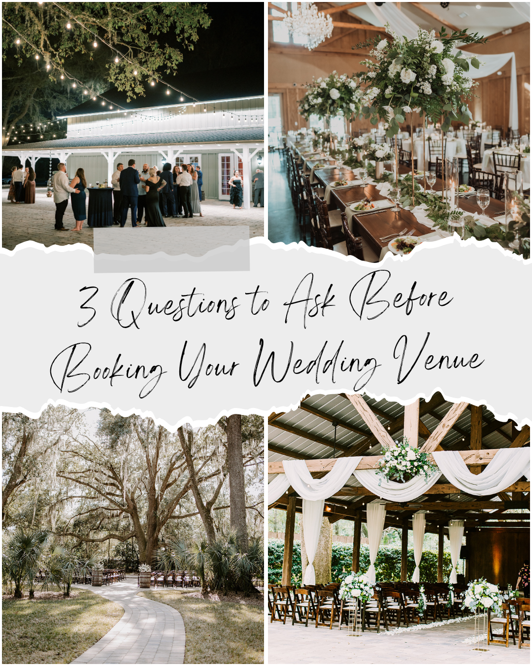 3 Questions to Ask Before Booking Your Wedding Venue in Jacksonville, FL
