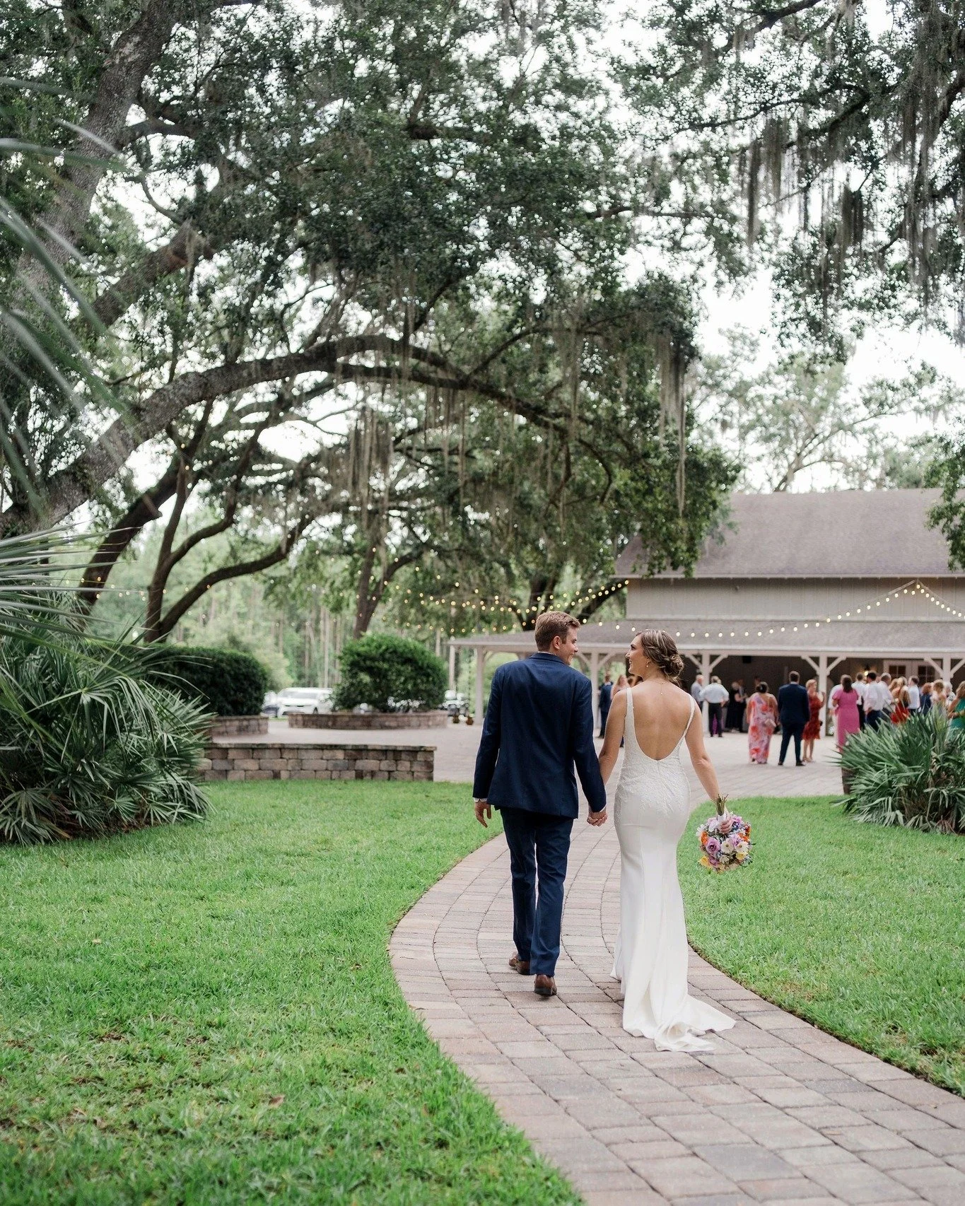You've said &quot;I Do,&quot; you've posed for photos - now it's time to get the party started! 

Even with 5 acres of beautiful grounds, Bowing Oaks was designed for convenience. The ceremony areas, cocktail hour patio, and reception ballroom are ju