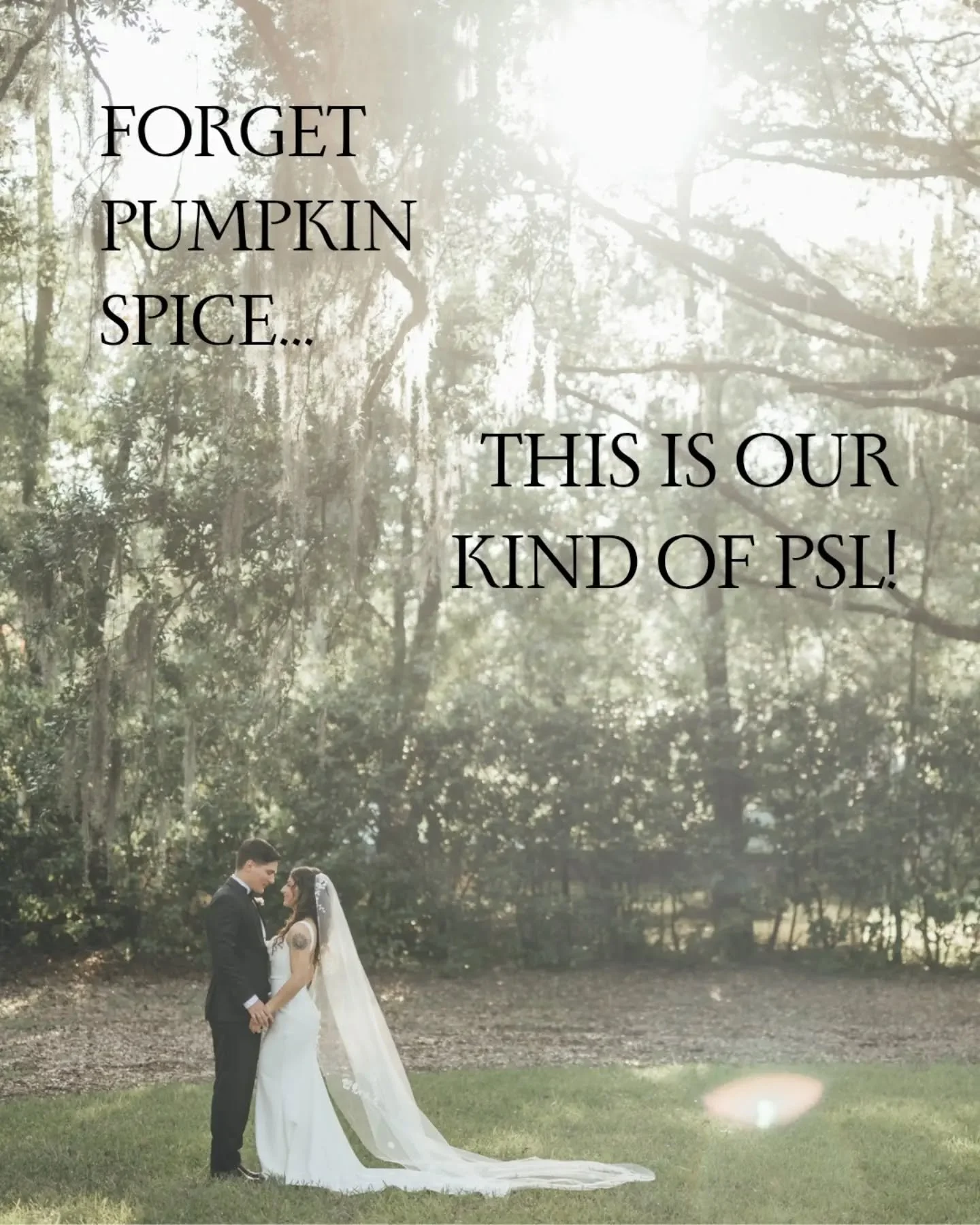PSL season is officially here&hellip; but at Bowing Oaks, we think it stands for Perfect Spot for Love. 🤎🍂

From saying &ldquo;I do&rdquo; beneath the oak trees to celebrating the night away in our ballroom, fall at Bowing Oaks has a little magic o
