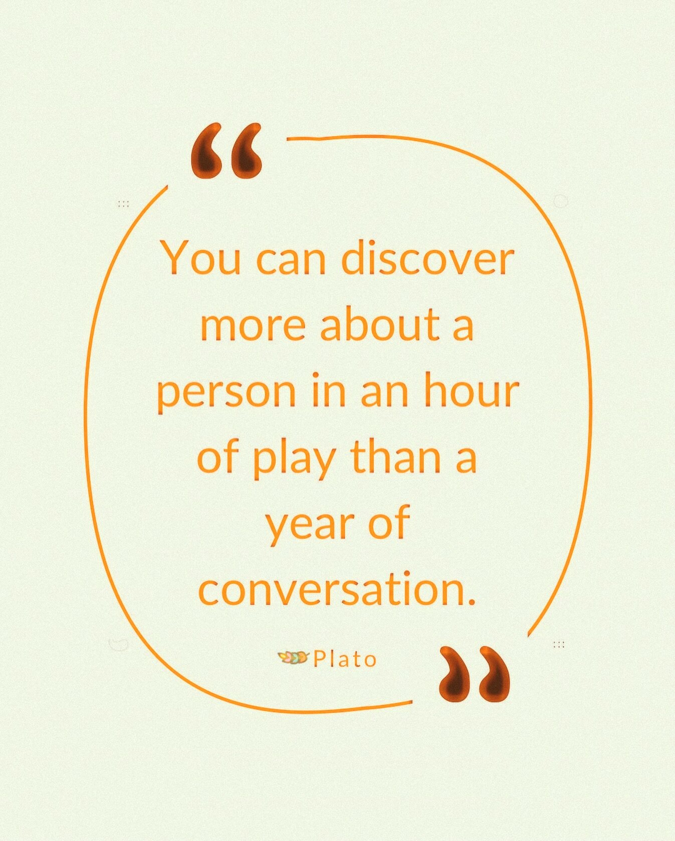 &ldquo;You can discover more about a person in an hour of play than  year of conversation.&rdquo; &mdash;Plato
.
.
.
.
.

#parentingtips #kidscounseling #parenting #adulting #playtherapy #dfwplaytherapy #familytherapy #strongerfamily #dfwcounselors #