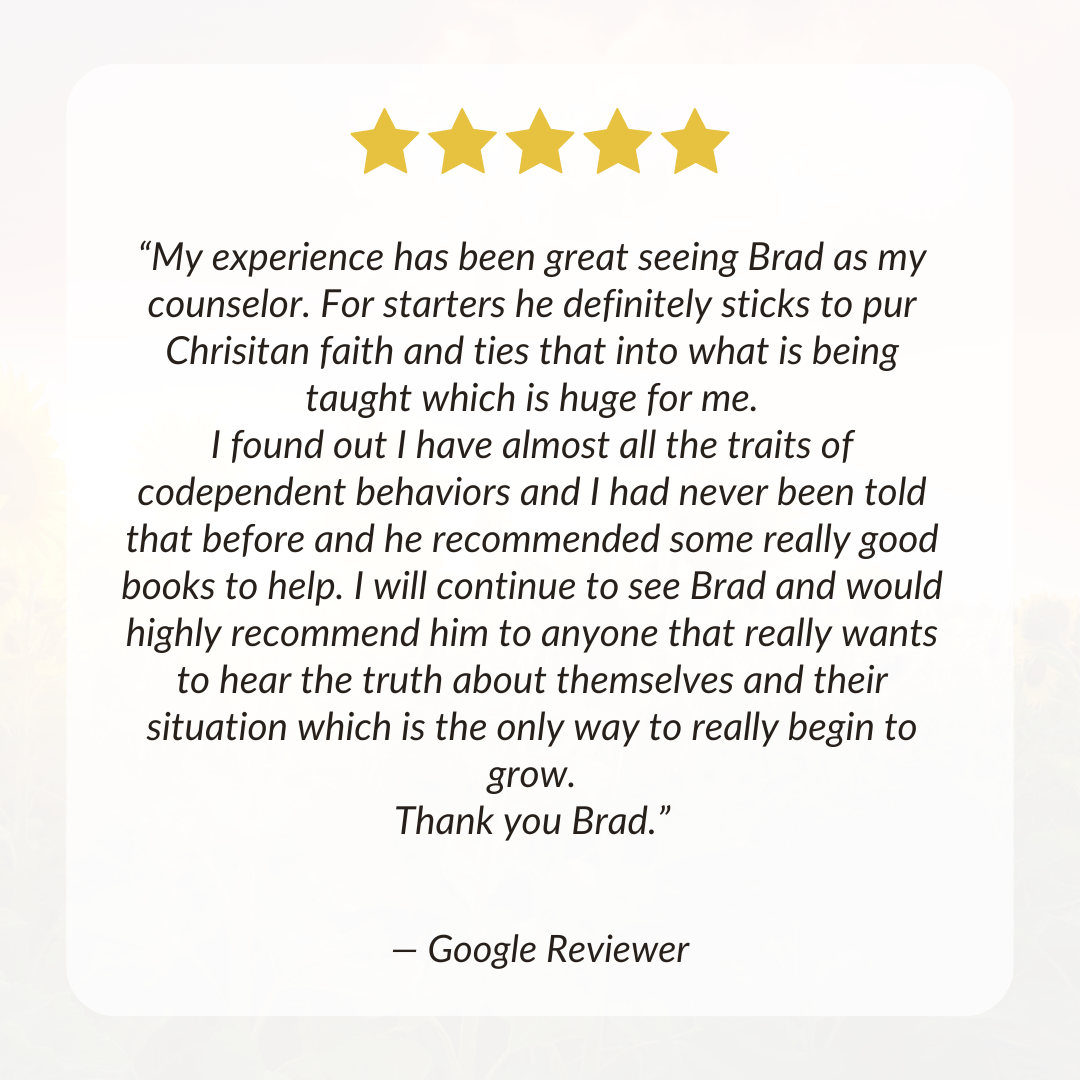 Google Reviews | Christian Counselor | Argyle, Denton, Highland Village, TX