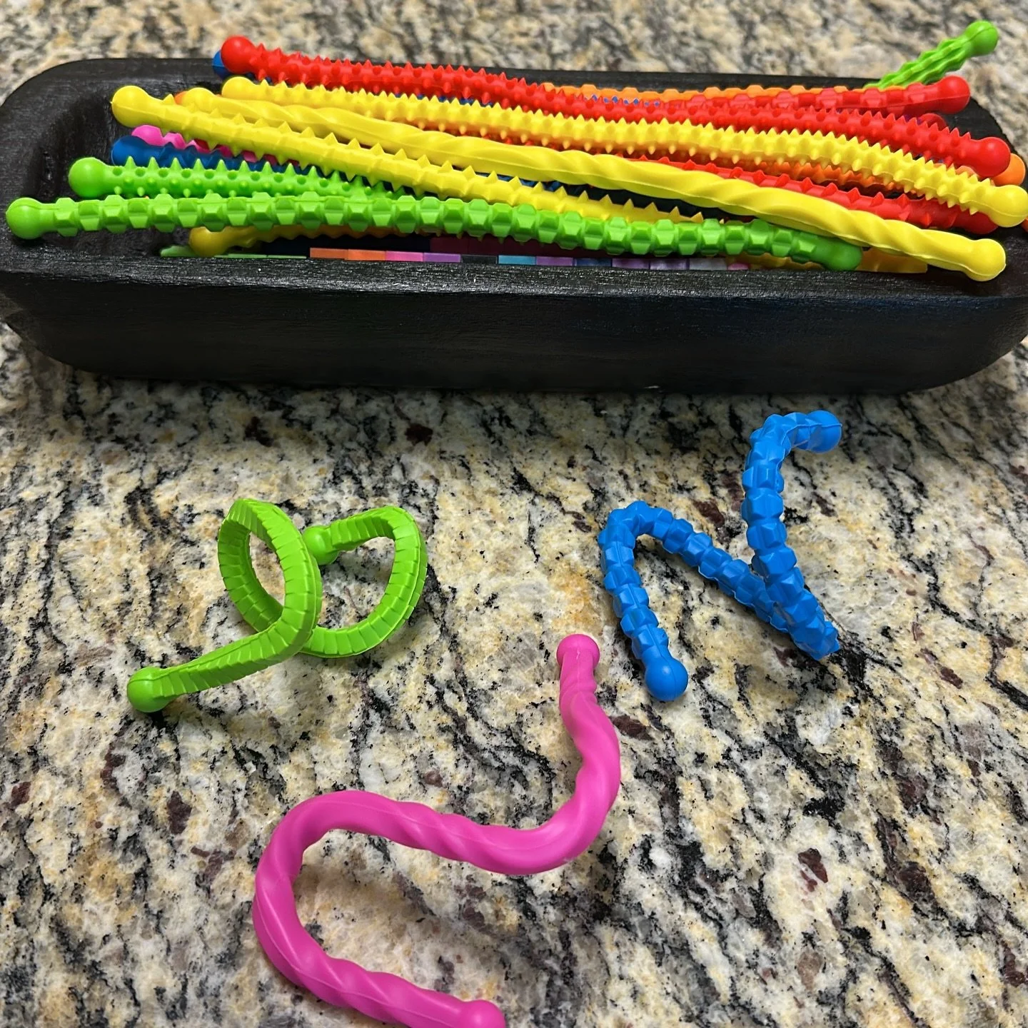 One of the most-used items in our therapy offices isn&rsquo;t a worksheet or a counseling book&mdash;it&rsquo;s a simple fidget.

These textured silicone fidget sticks are a favorite among many of our clients because they give busy hands something to