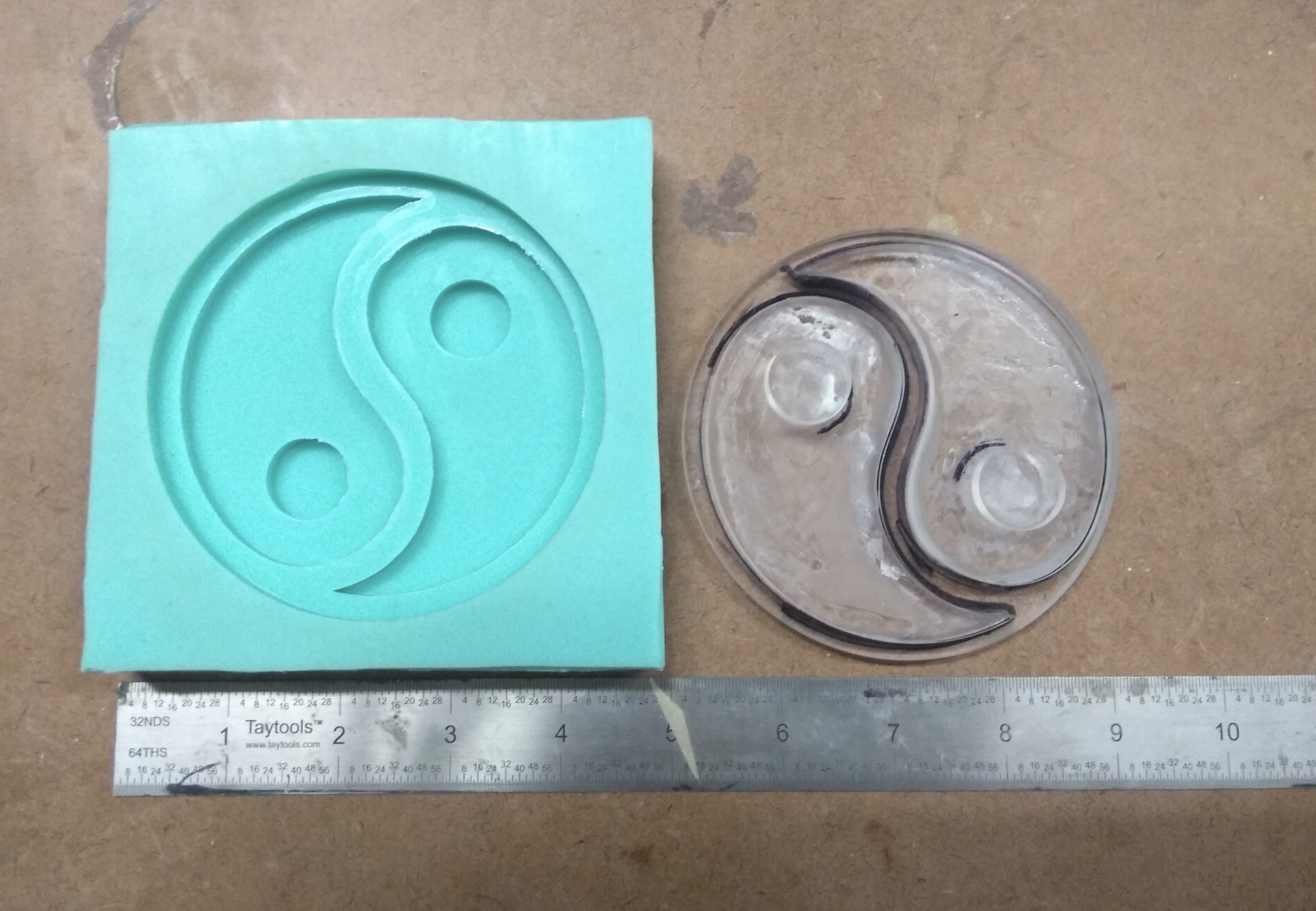 Moule En Silicone ‘Yin-Yang’ – Neuf, Générique, Pour Créations