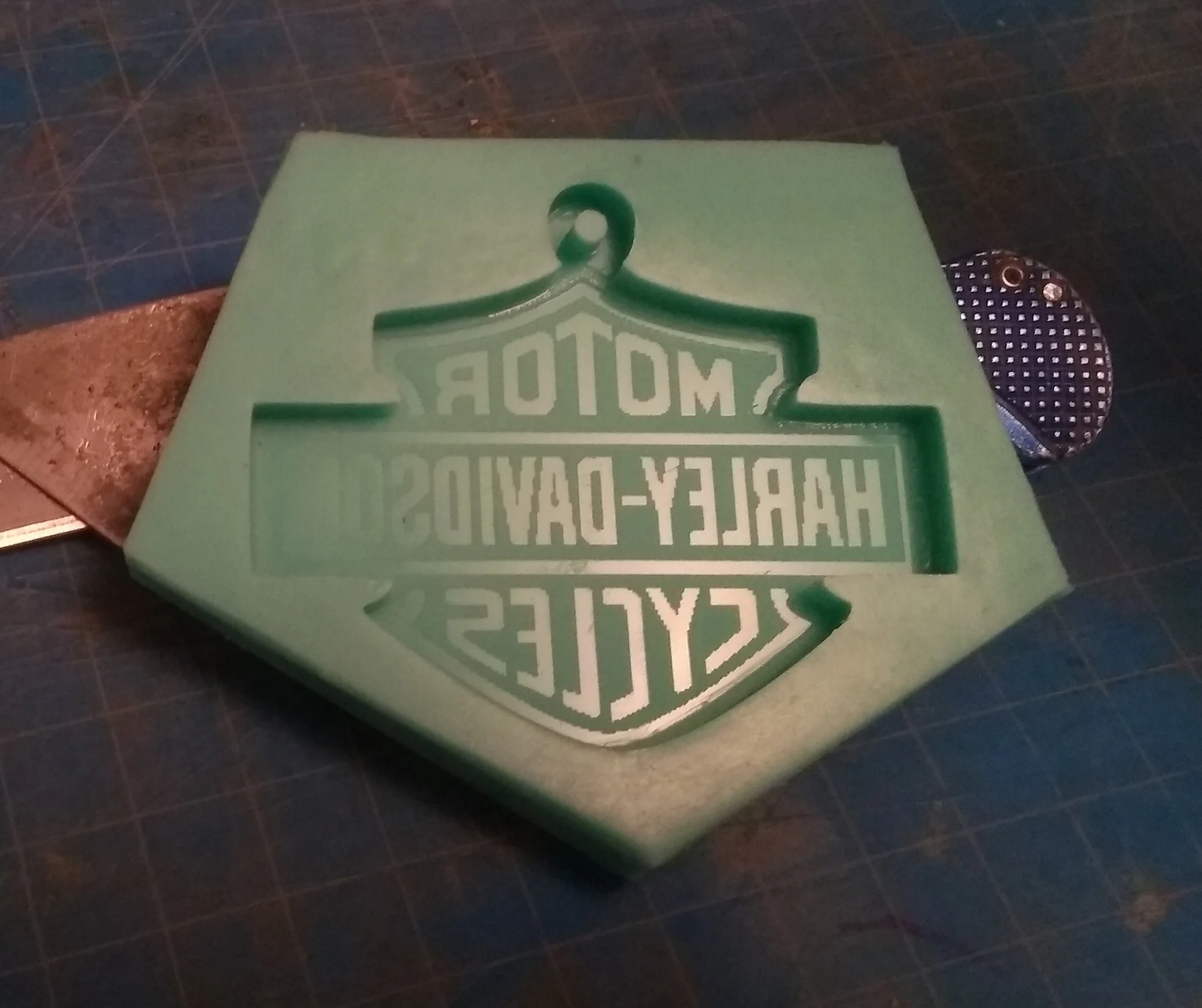 Harley Davidson KeyChain Glossy Silicone Mold — J Emerald Studio