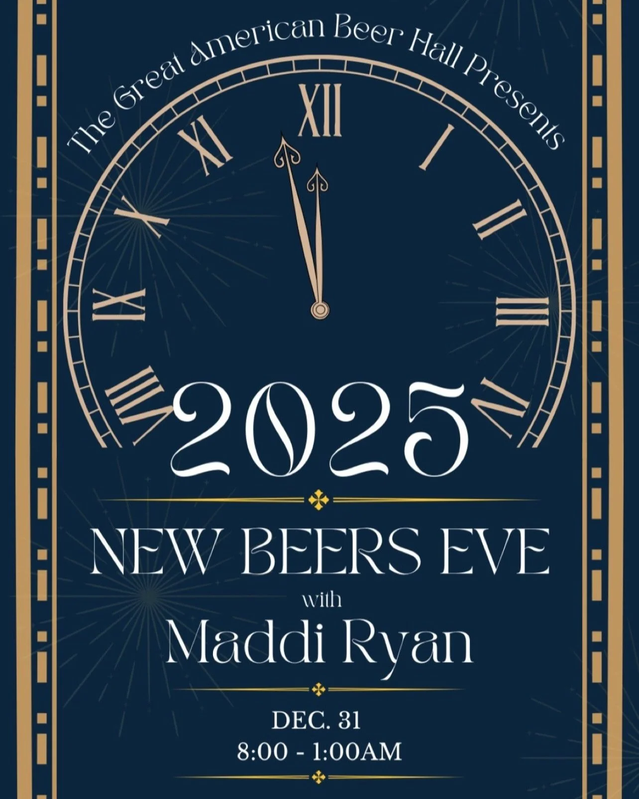 Maddi Ryan New Year's Eve 2025 Show at The Great American Beer Hall