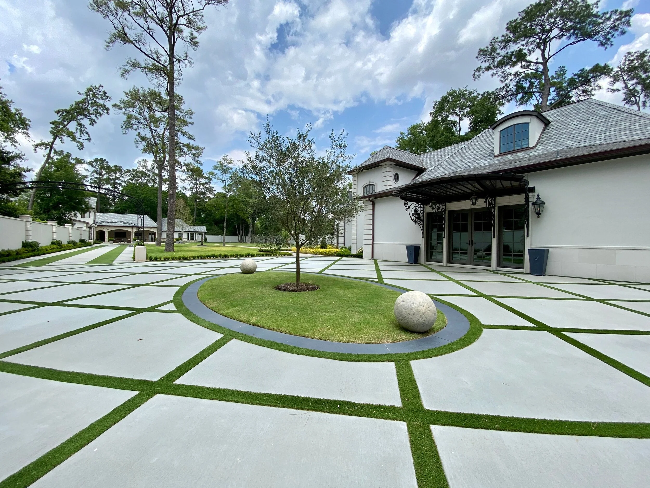 Houston Landscaping Before & After River Oaks, Memorial — L3 Design