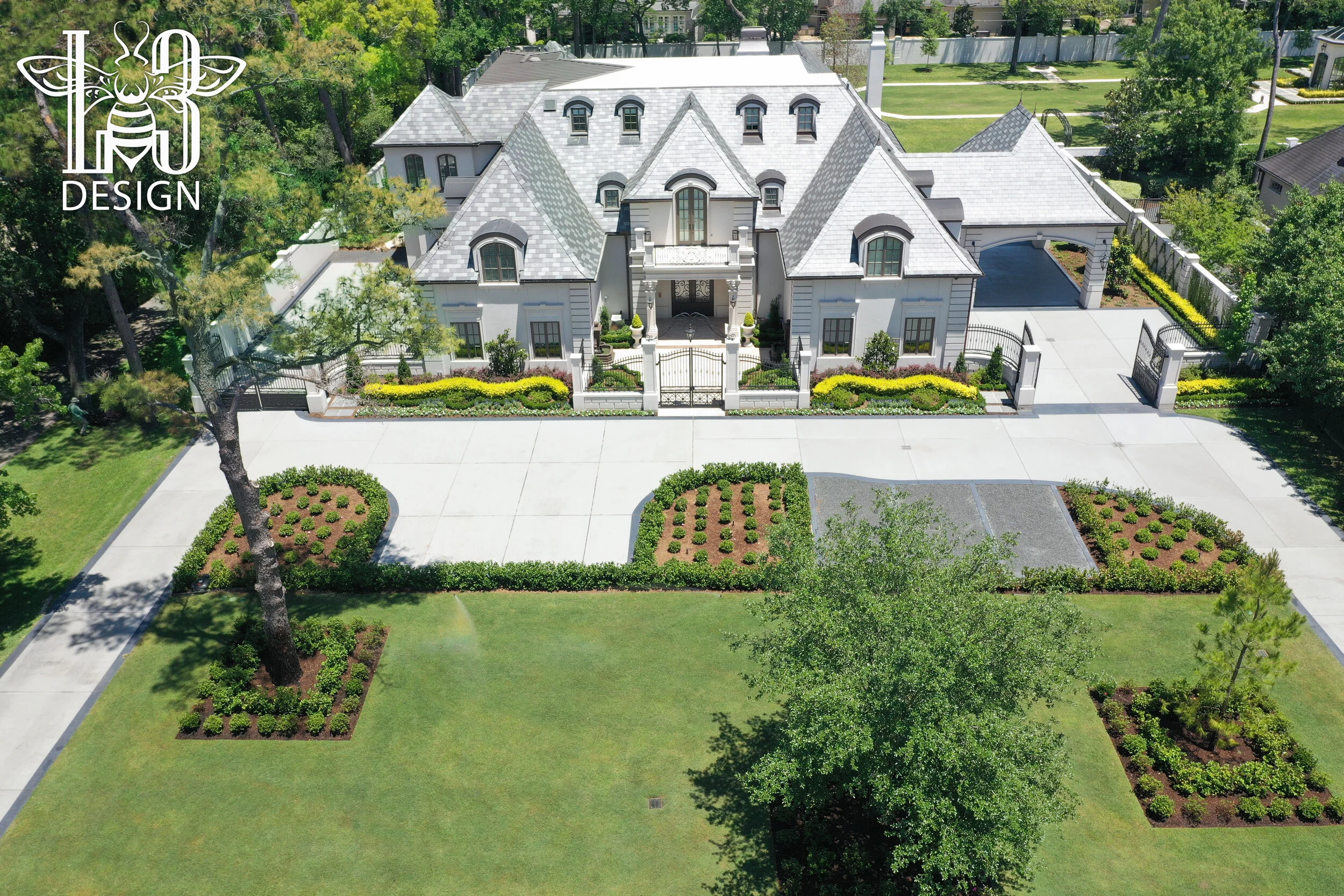 Houston Landscaping Before & After River Oaks, Memorial — L3 Design