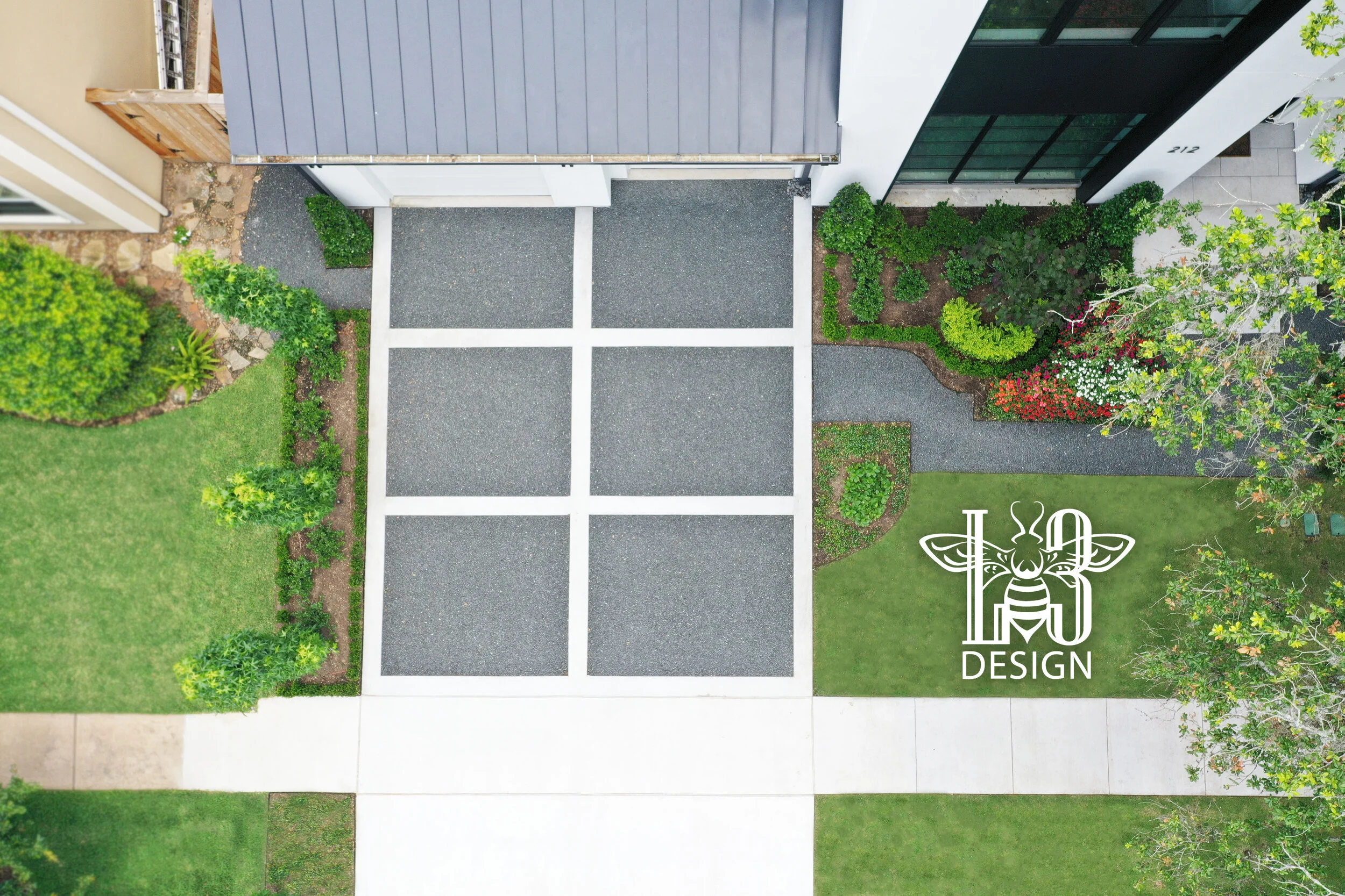Houston Landscaping Before & After River Oaks, Memorial — L3 Design