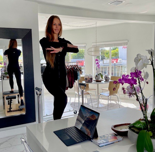 Private Pilates session at Renegade Pilates in Miami’s MiMo District with personalized one-on-one instruction.