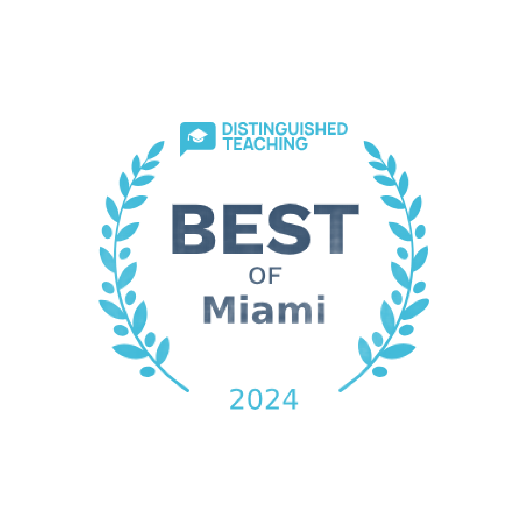 Distinguished Teaching 2024 Best of Miami award – Renegade Pilates ranked number one