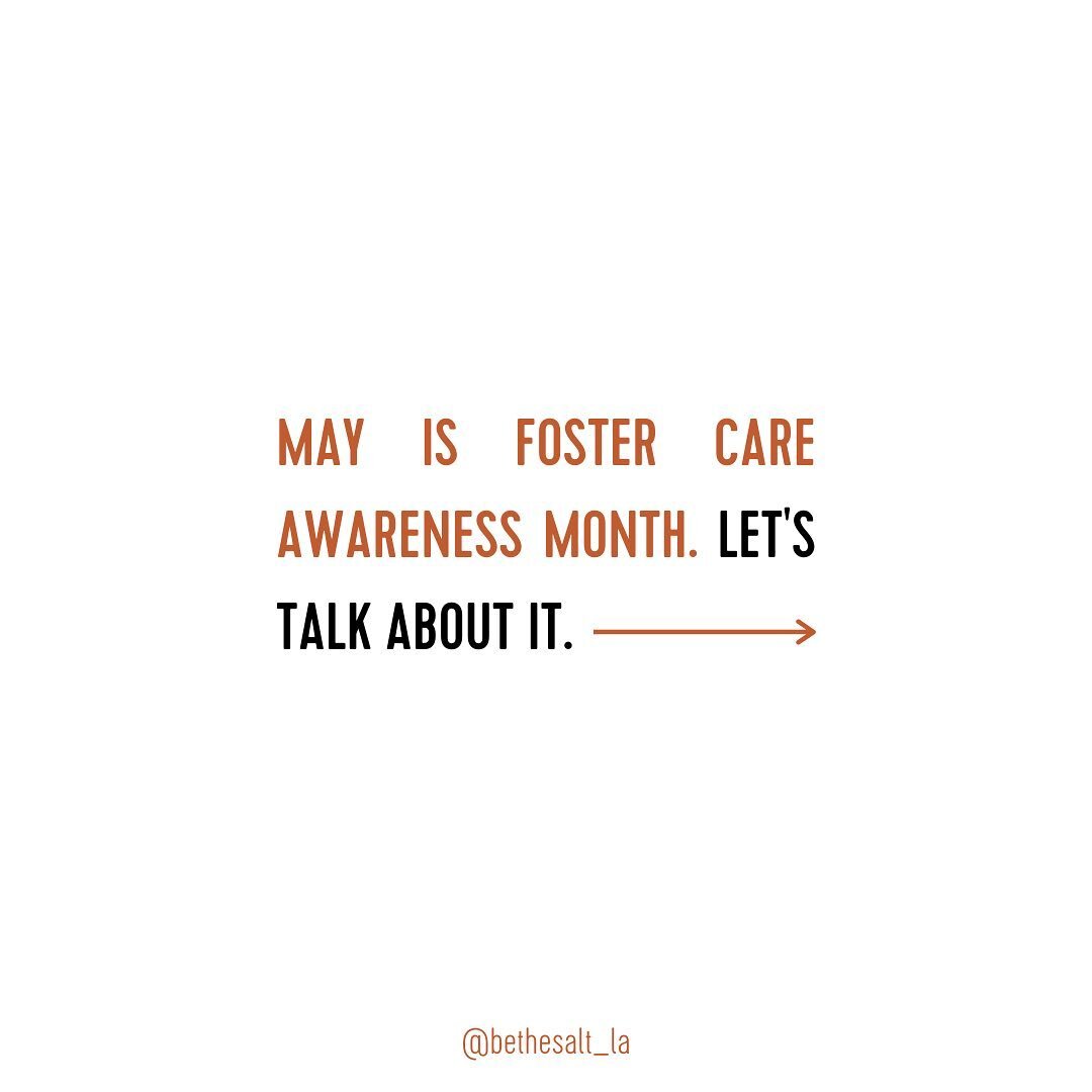 May is Foster Care Awareness Month. Let&rsquo;s talk about it! 

Learn more and get involved at www.lovehasnolimits.com/family