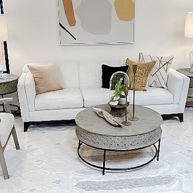 Biophilic Design is a trend that incorporates natural elements like wood, stone and plants to create a design that connects with nature.

Here we&rsquo;re using part of a whale bone and some rocks from Montecito beach! 

How do you use Biophiloc Desi