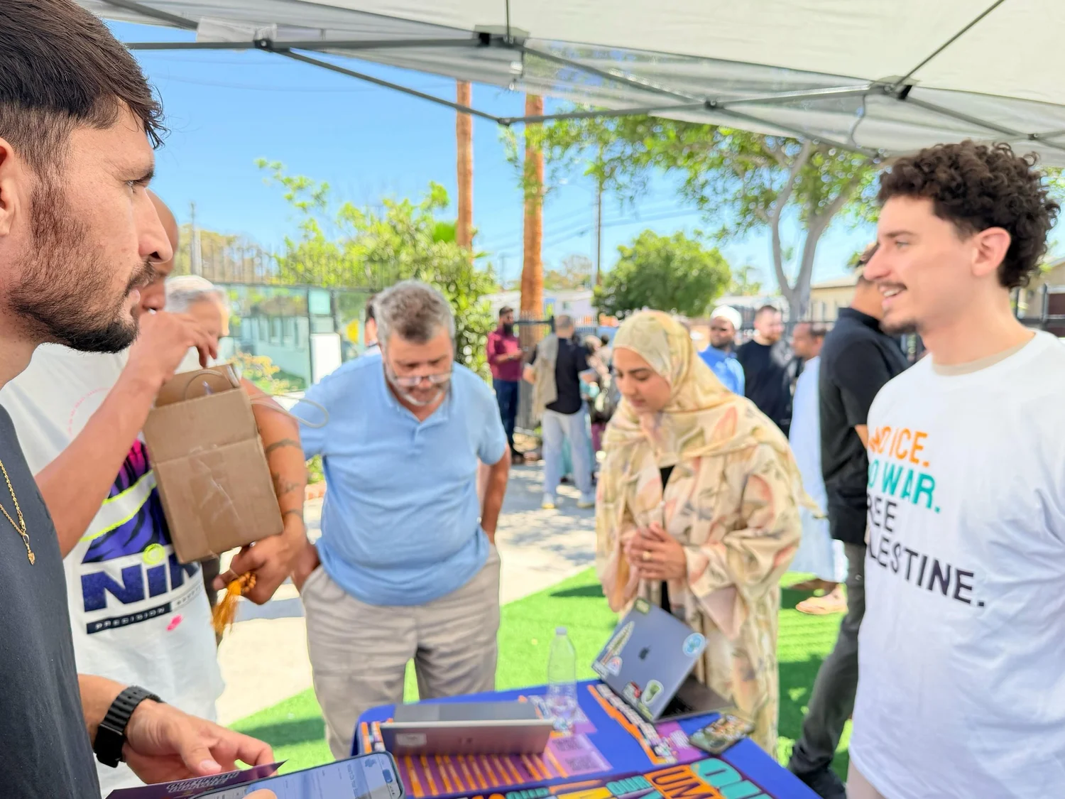 Community voter registration event