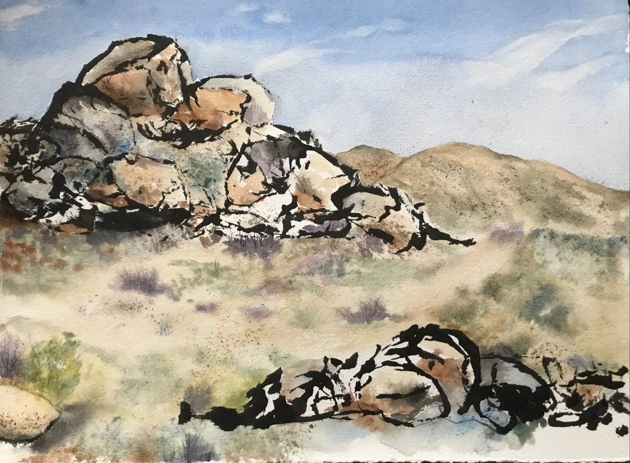 Workshop: Abstract Watercolor Landscapes - 1-4pm Saturday, 9/17/2022