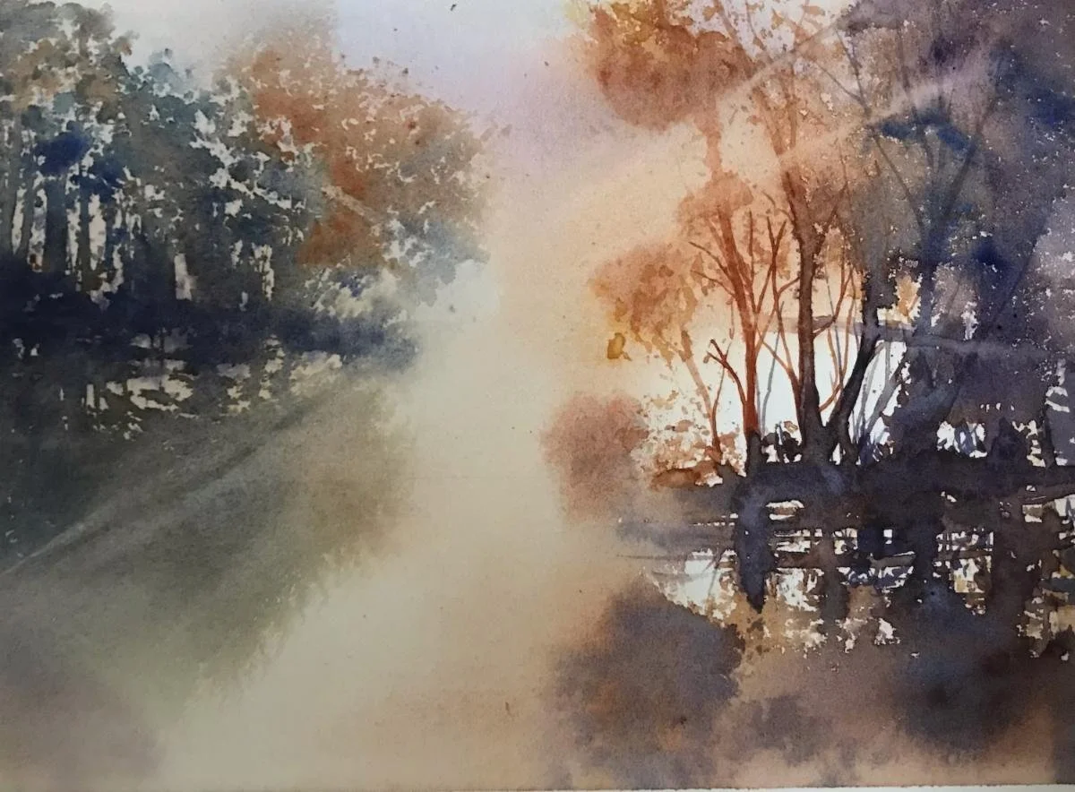 Beginning Watercolor - Wednesday Nights 6-8pm (5/17-6/21/2023), in person at Preston Arts Louisville