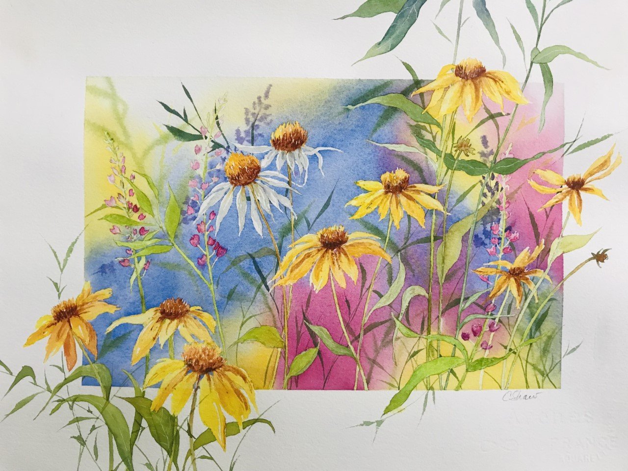 Watercolor Impressions : In the Garden