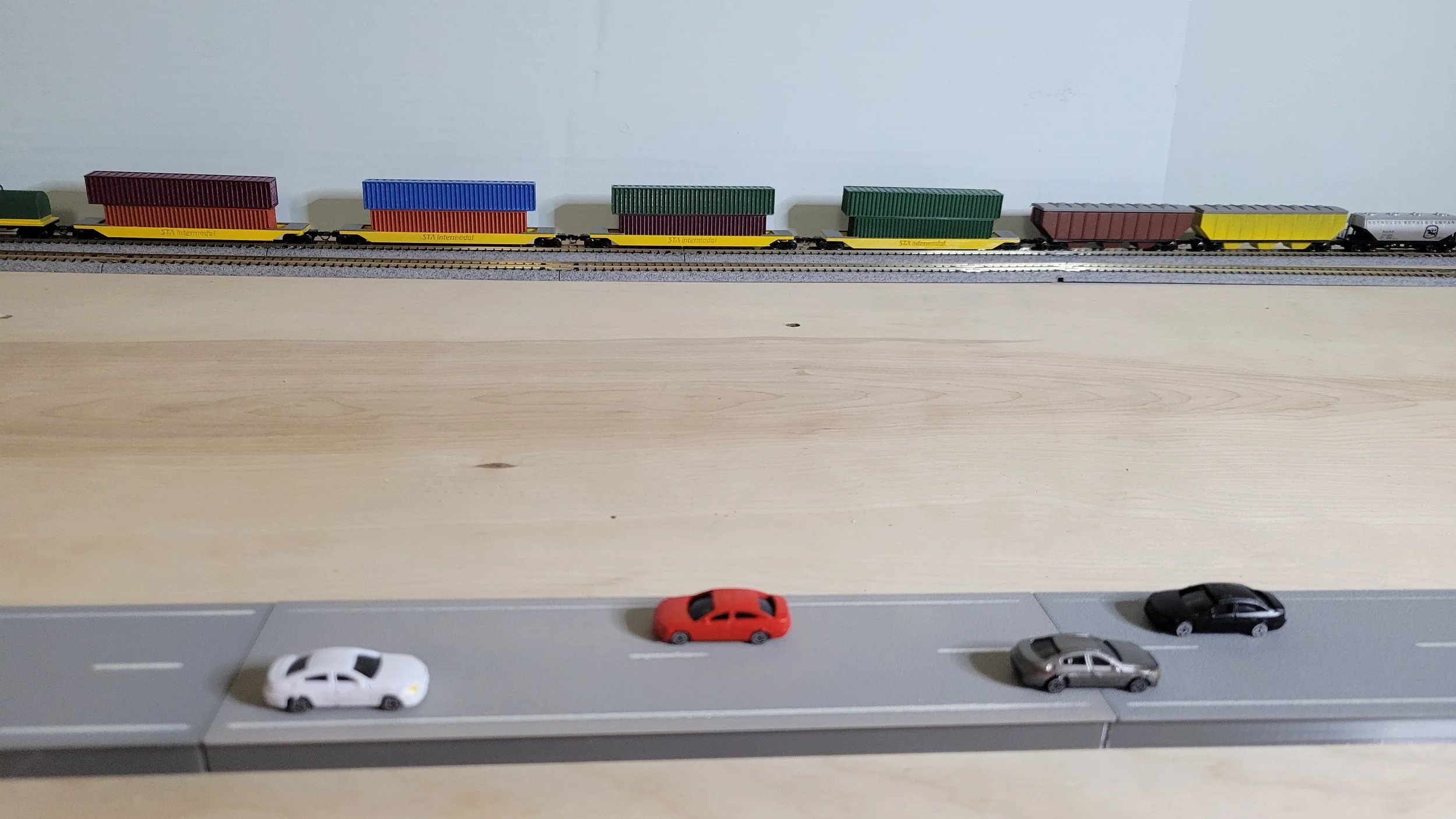 N Scale Moving Car System