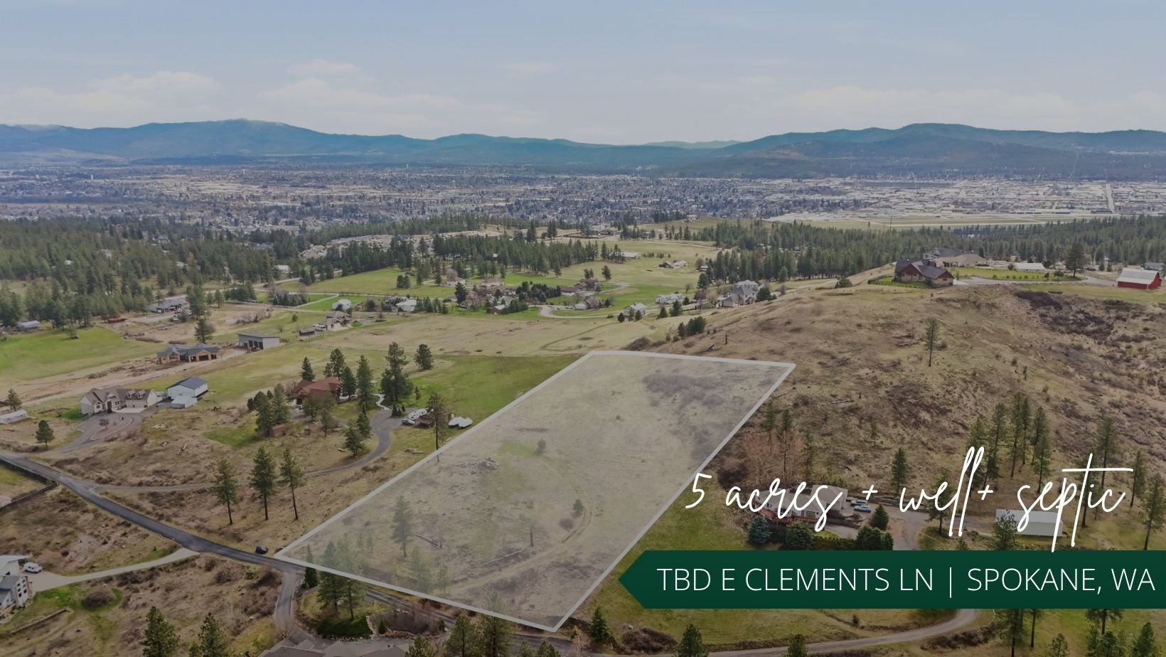 E clements ln 5 acre ready to build