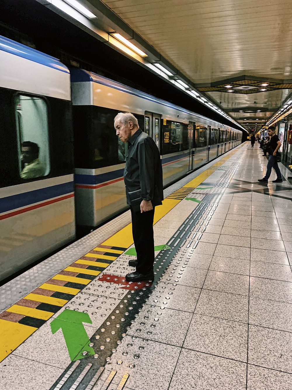 In the Metro, Tehran, Iran