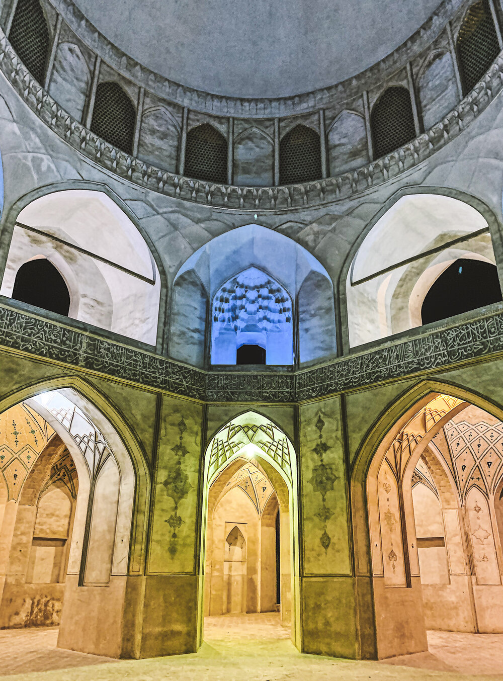 Agha Borzg Mosque, Kashan, Iran