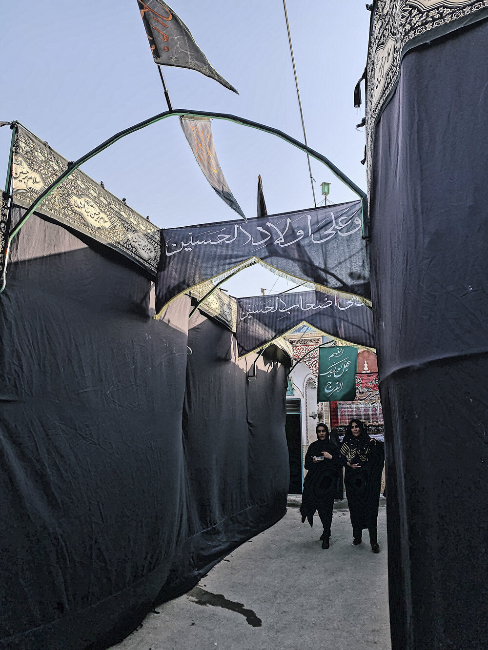 Streets in Kashan during the Muharram