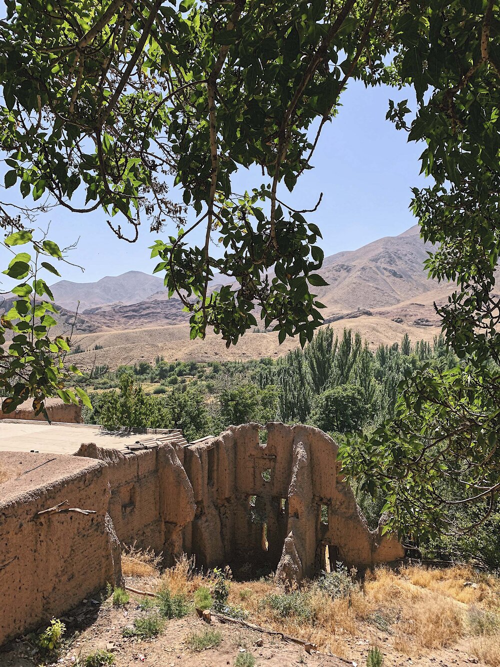 Panoramic view in Abyaneh, Iran