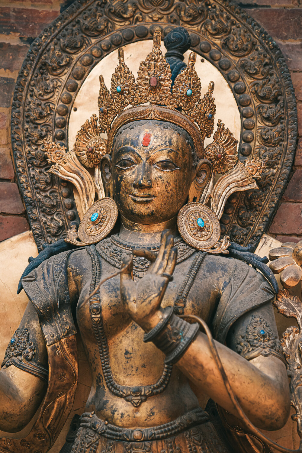 Temples in the area of Kavre, Kathmandu Valley